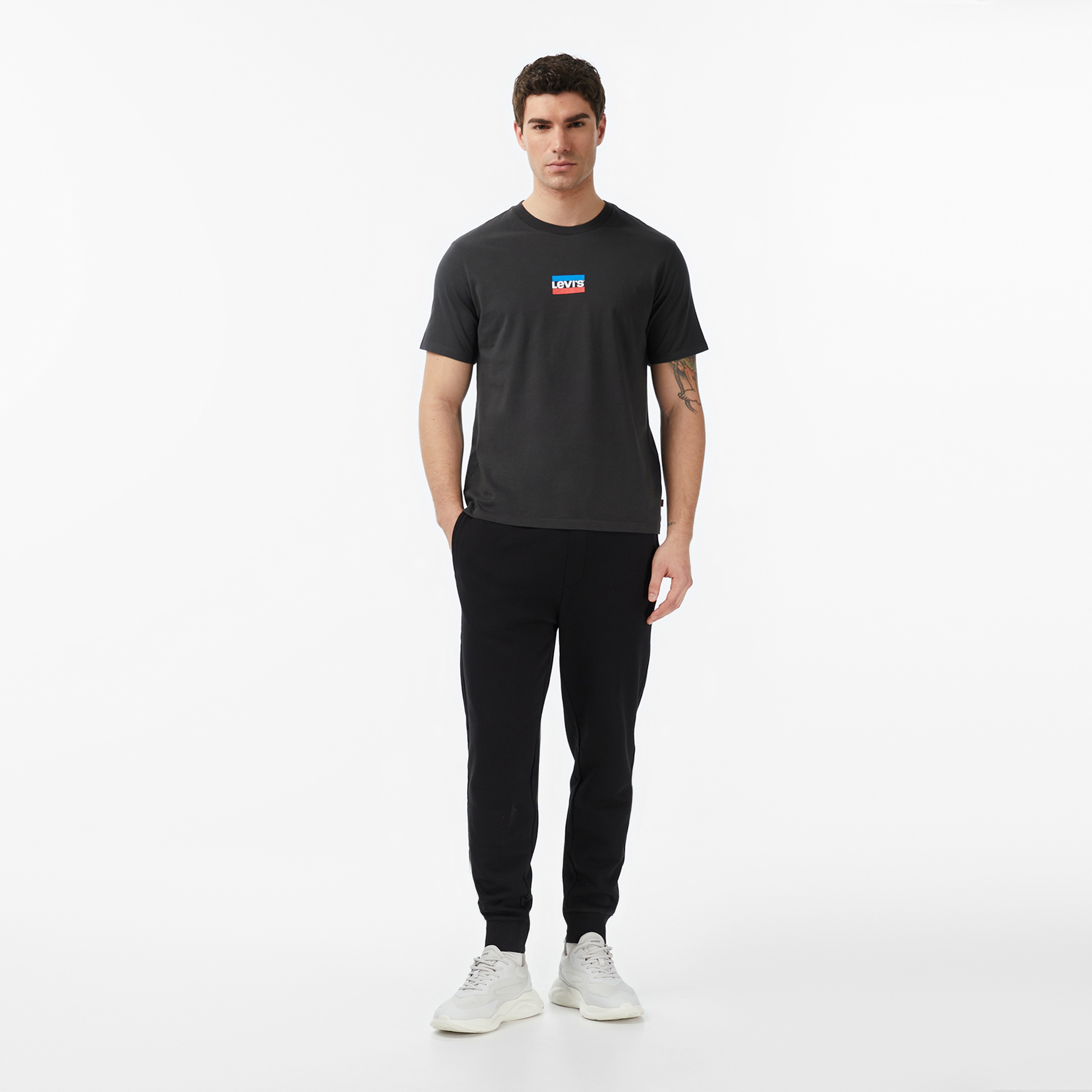 Levi's Graphic Crewneck Mini Sportswear Erkek Renkli T-Shirt