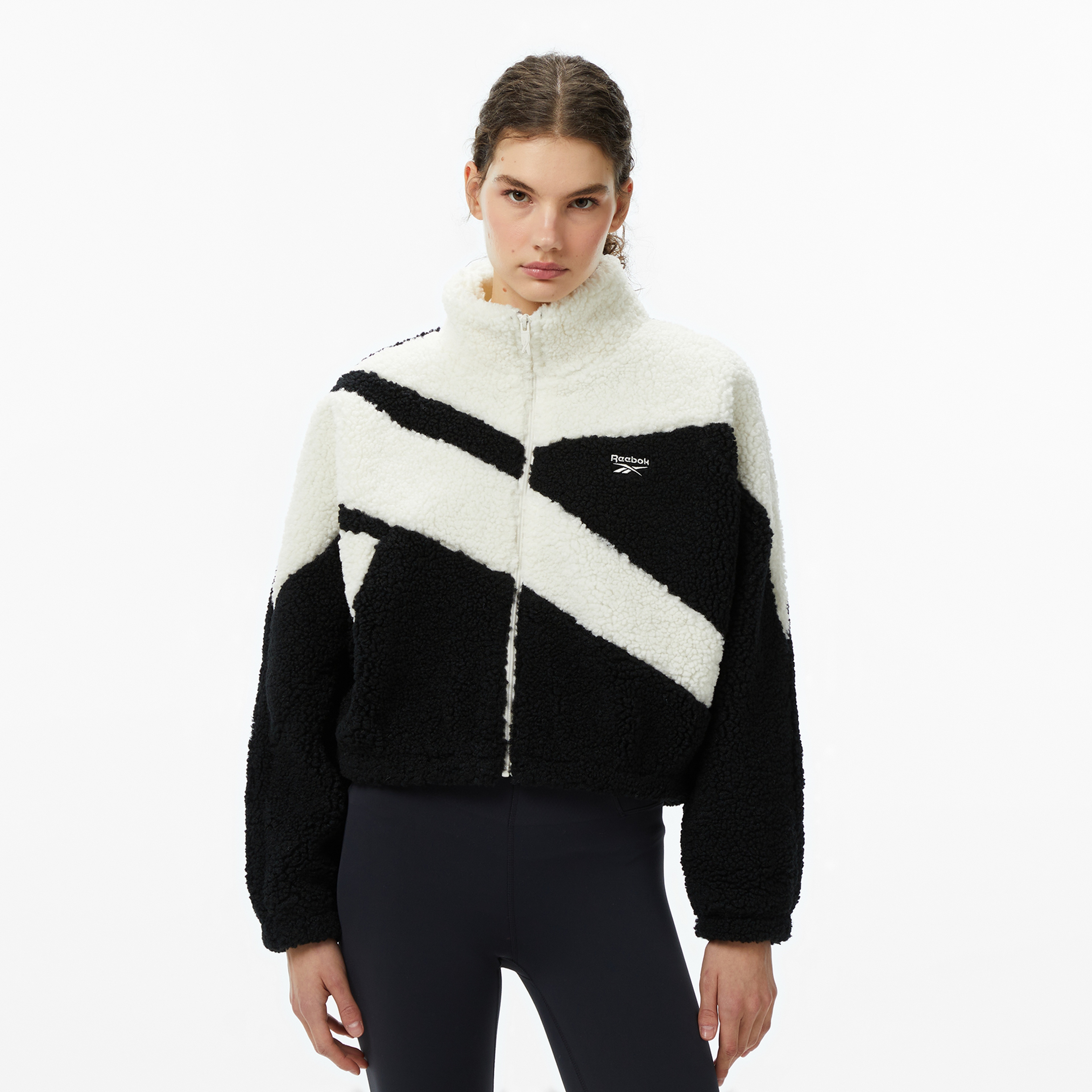Reebok Bents Teddy Kadın Siyah Ceket