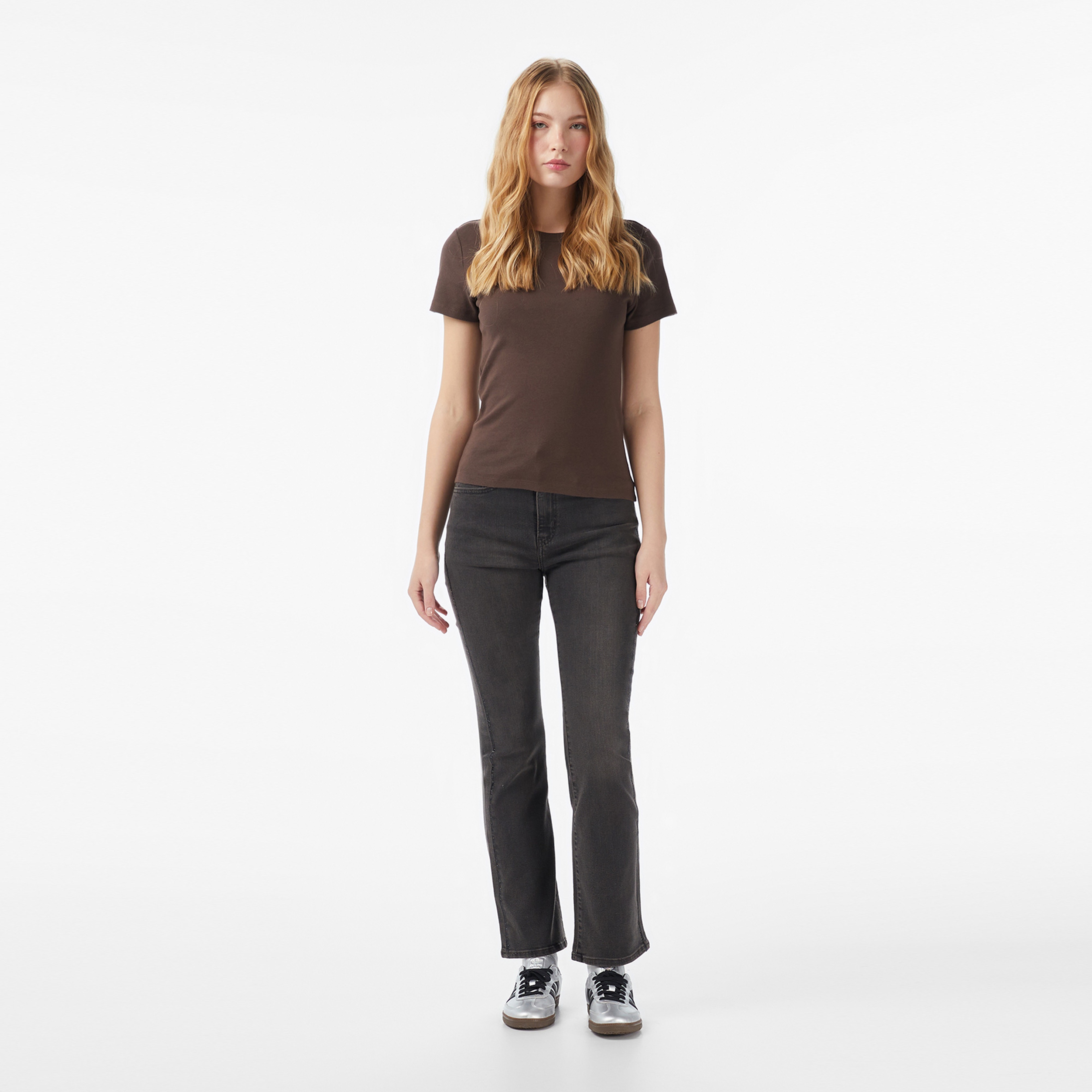 Levi's 725 High Rise Bootcut Nostalgic Kadın Siyah Jean