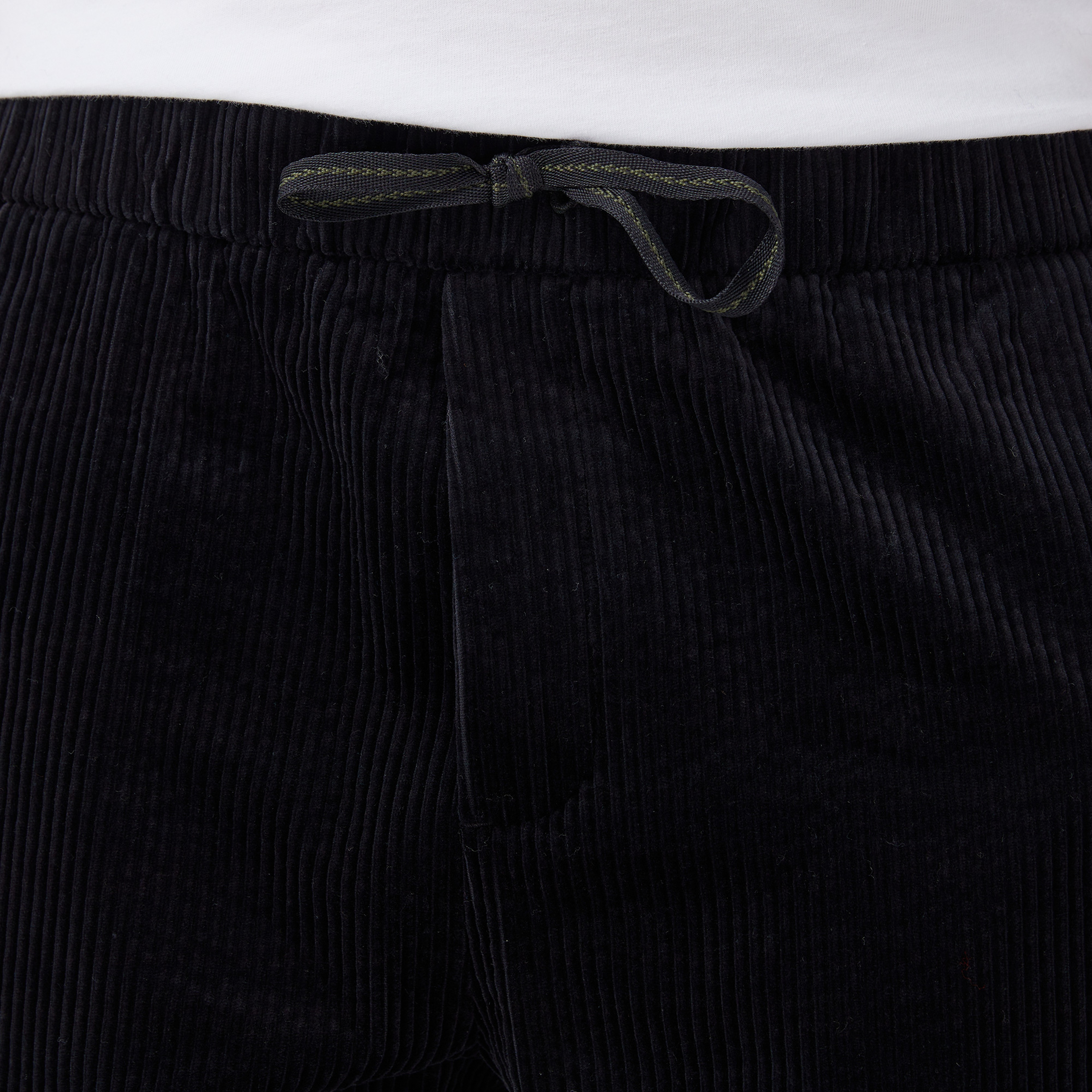 Scotch&Soda Fave Cotton Corduroy Loose Tapered Erkek Gri Pantolon