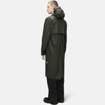 Rains Longer Jacket W3 Kadın Yeşil Yağmurluk