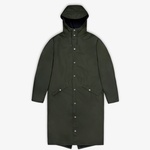 Rains Longer Jacket W3 Kadın Yeşil Yağmurluk