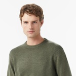 Scotch&Soda Soft Knit Regular Fit Crew Neck Erkek Yeşil Triko