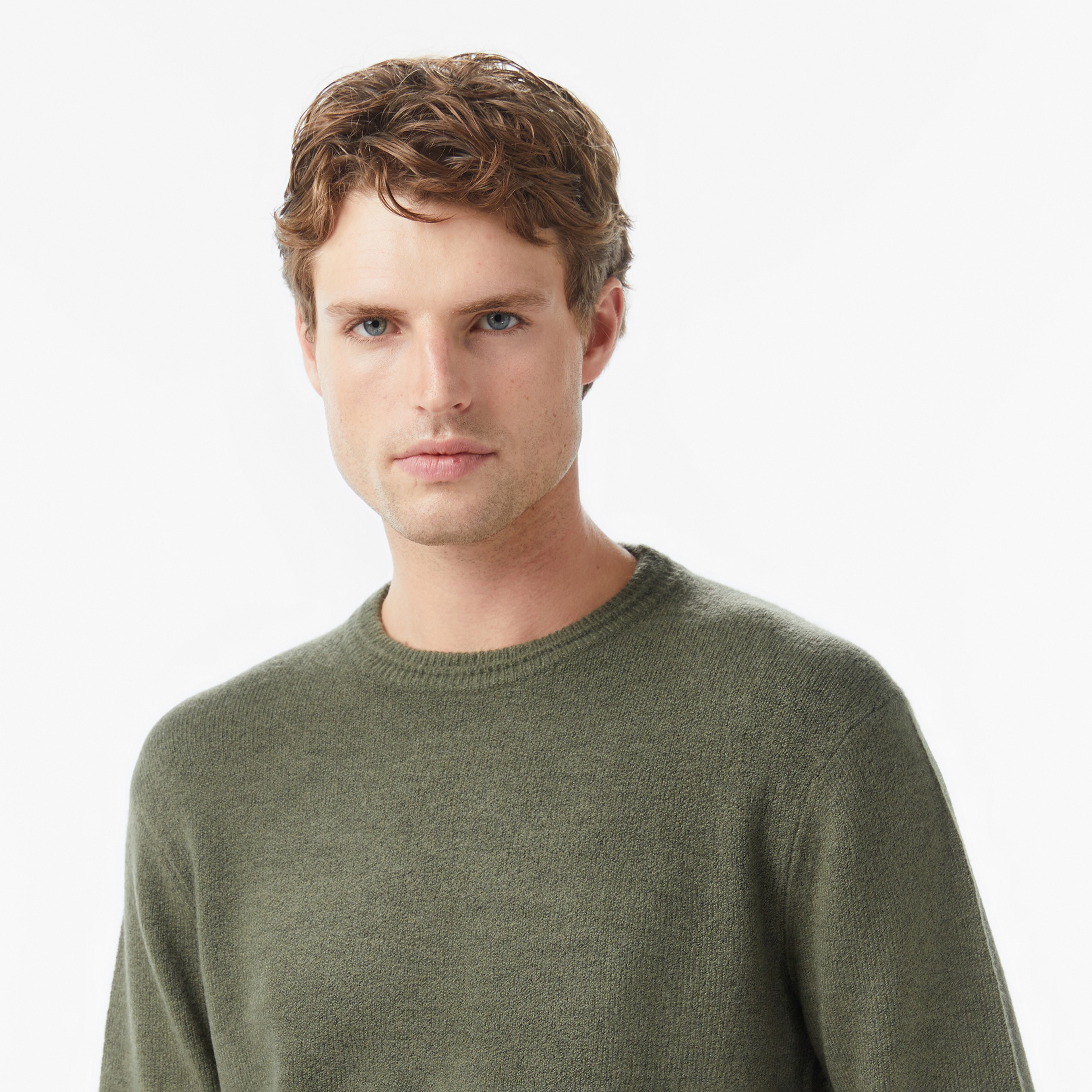 Scotch&Soda Soft Knit Regular Fit Crew Neck Erkek Yeşil Triko