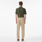 Scotch&Soda Tape-Trimmed Twill Jersey Pleated Erkek Bej Pantolon