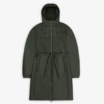 Rains Lohja Long Insulated Curve Jacket W3T2 Unisex Yeşil Yağmurluk