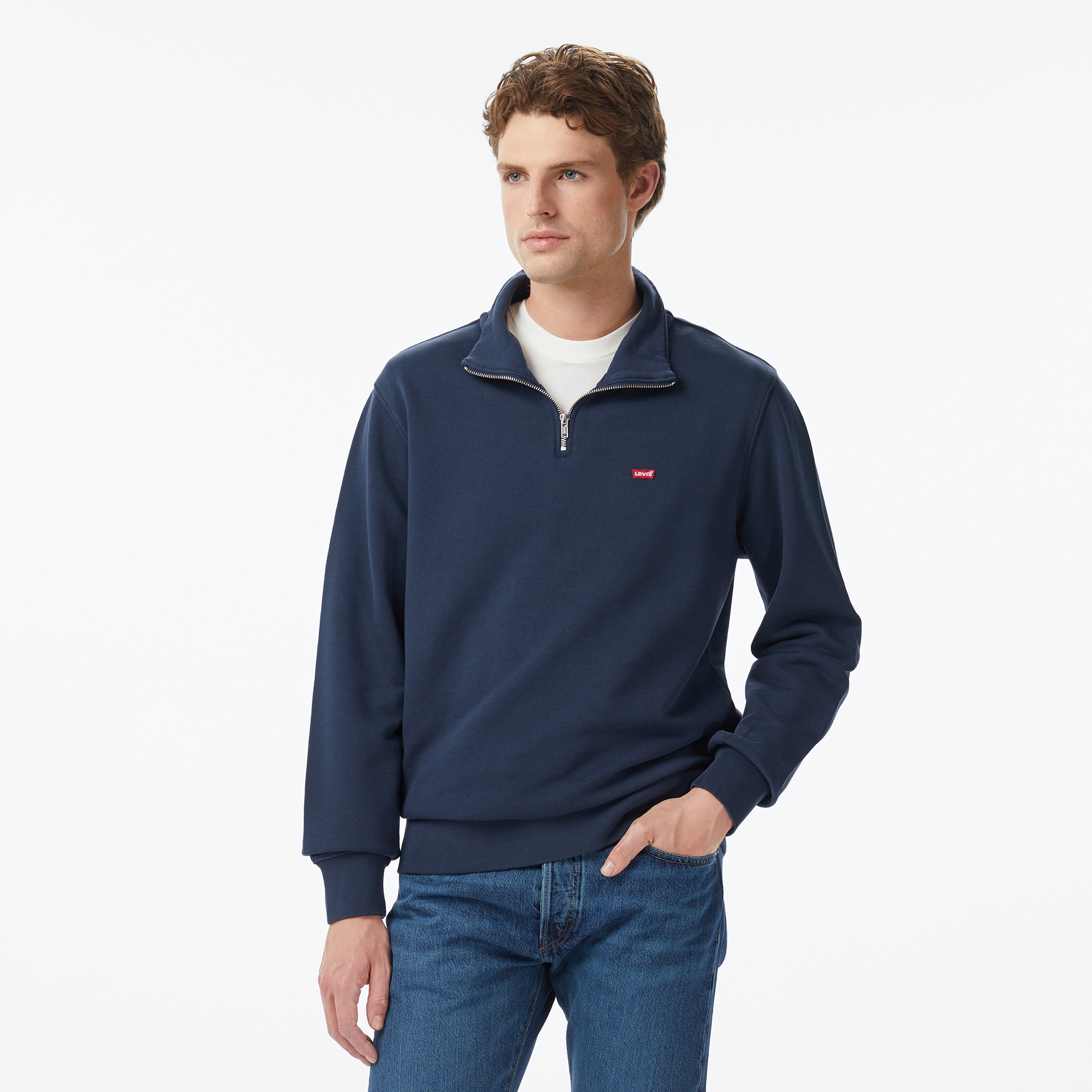 Levi'S Original Blaze Erkek Mavi Sweatshirt