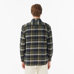 Levi's Jackson Worker Medina Plaid Deep Depths Erkek Yeşil Gömlek