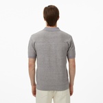 Scotch&Soda Knitted Tone On Tone Striped Regular Fit Erkek Gri Polo
