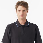 Scotch&Soda Structured Relaxed Fit Erkek Gri Polo