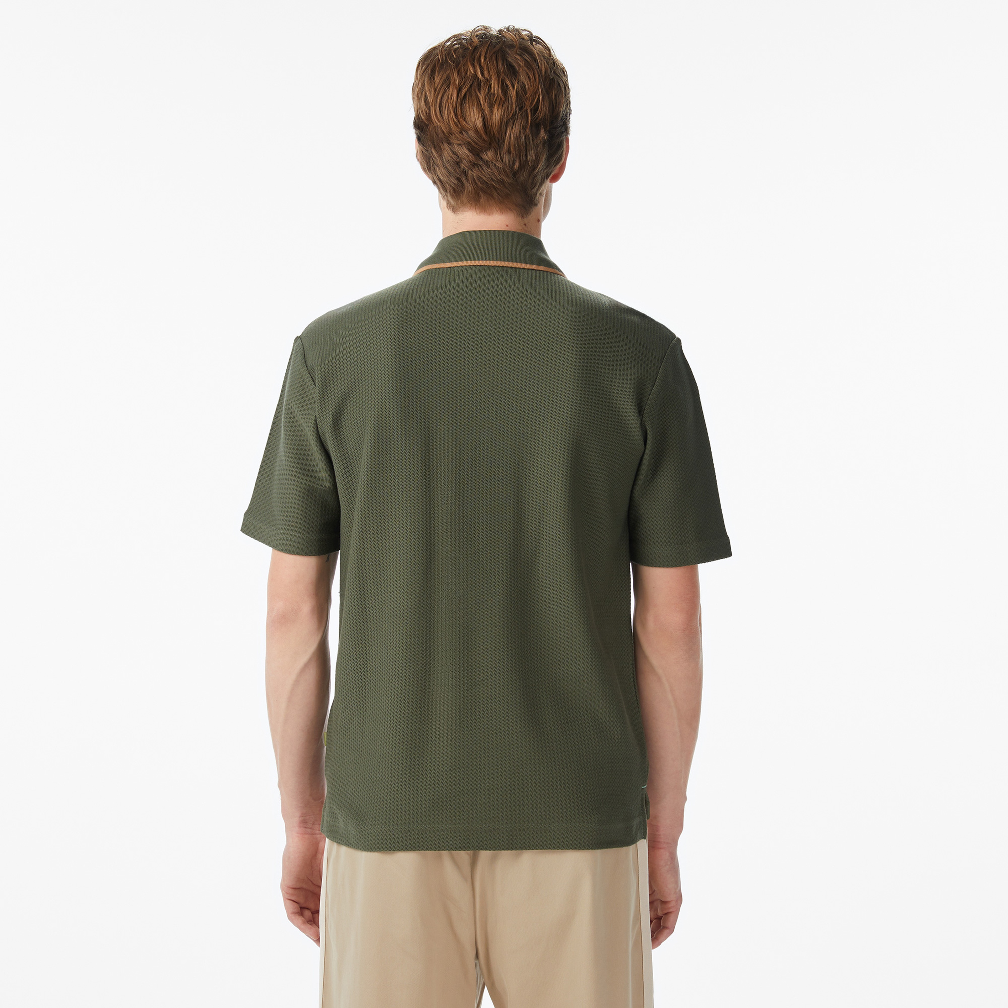 Scotch&Soda Structured Relaxed Fit Erkek Yeşil Polo