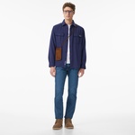 Scotch&Soda Textured Relaxed-Fit Erkek Lacivert Gömlek