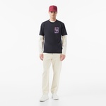 Scotch&Soda Relaxed Fit Front Back Erkek Gri T-Shirt
