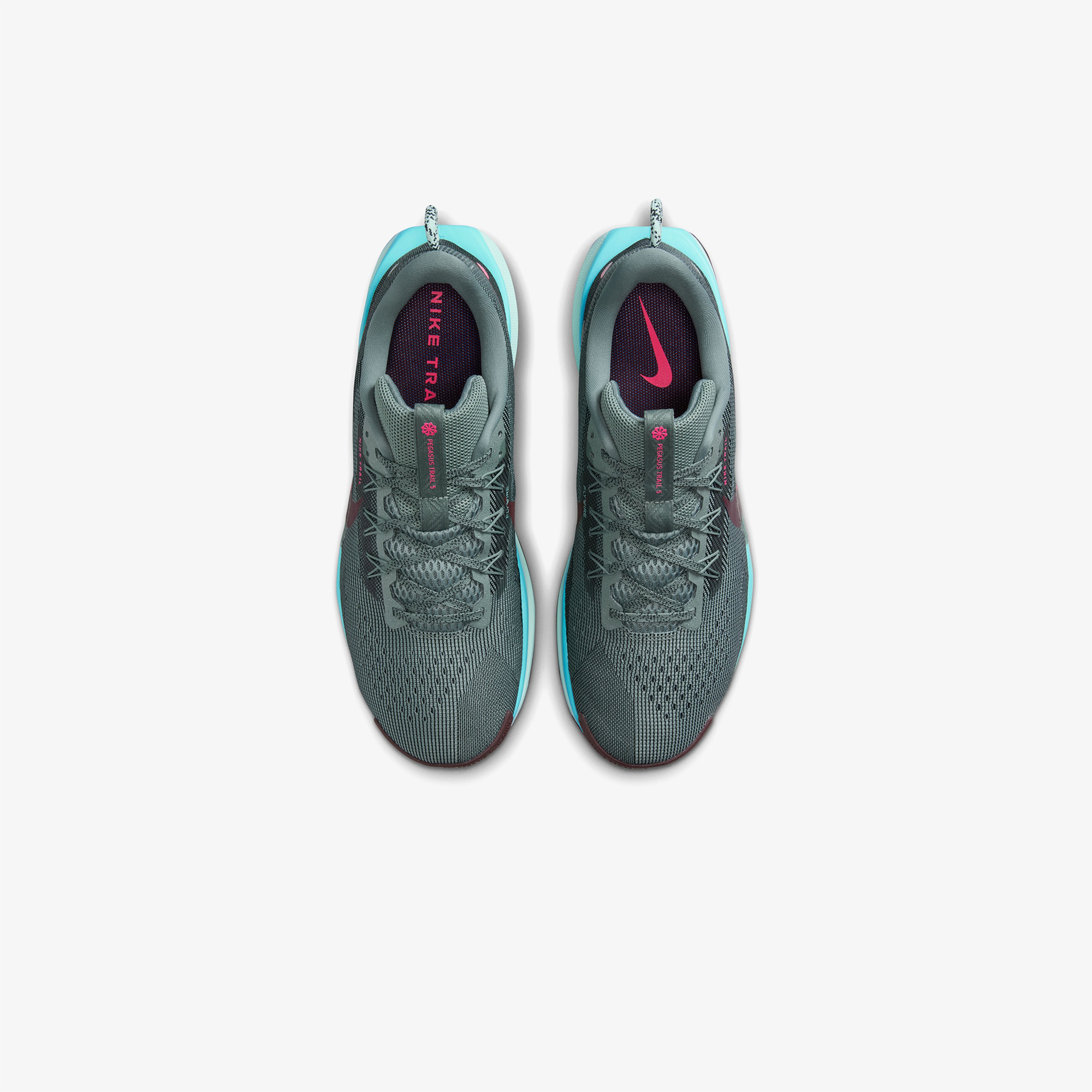 Nike Reactx Pegasus Trail 5 Erkek Yeşil Koşu Ayakkabısı