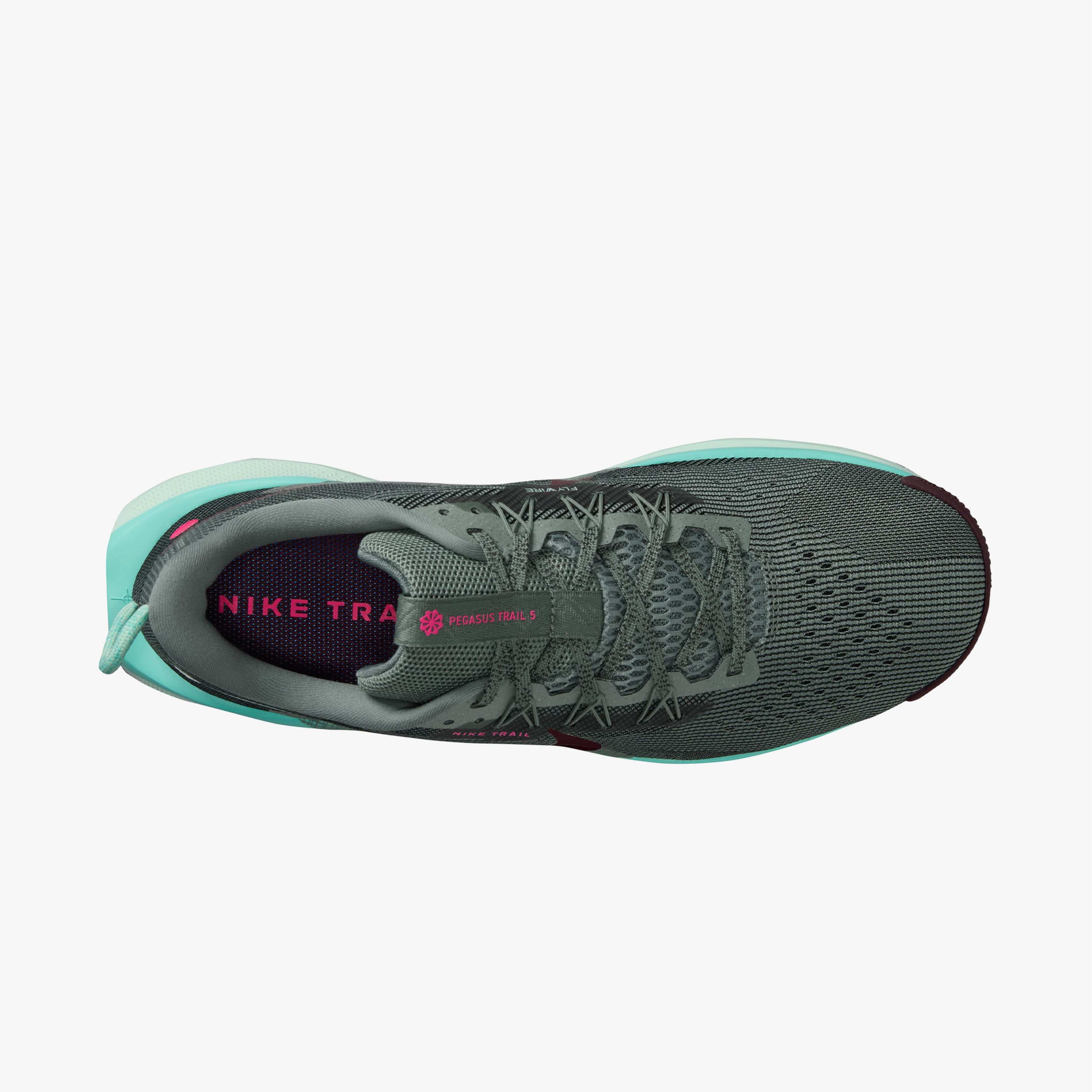 Nike Reactx Pegasus Trail 5 Erkek Yeşil Koşu Ayakkabısı