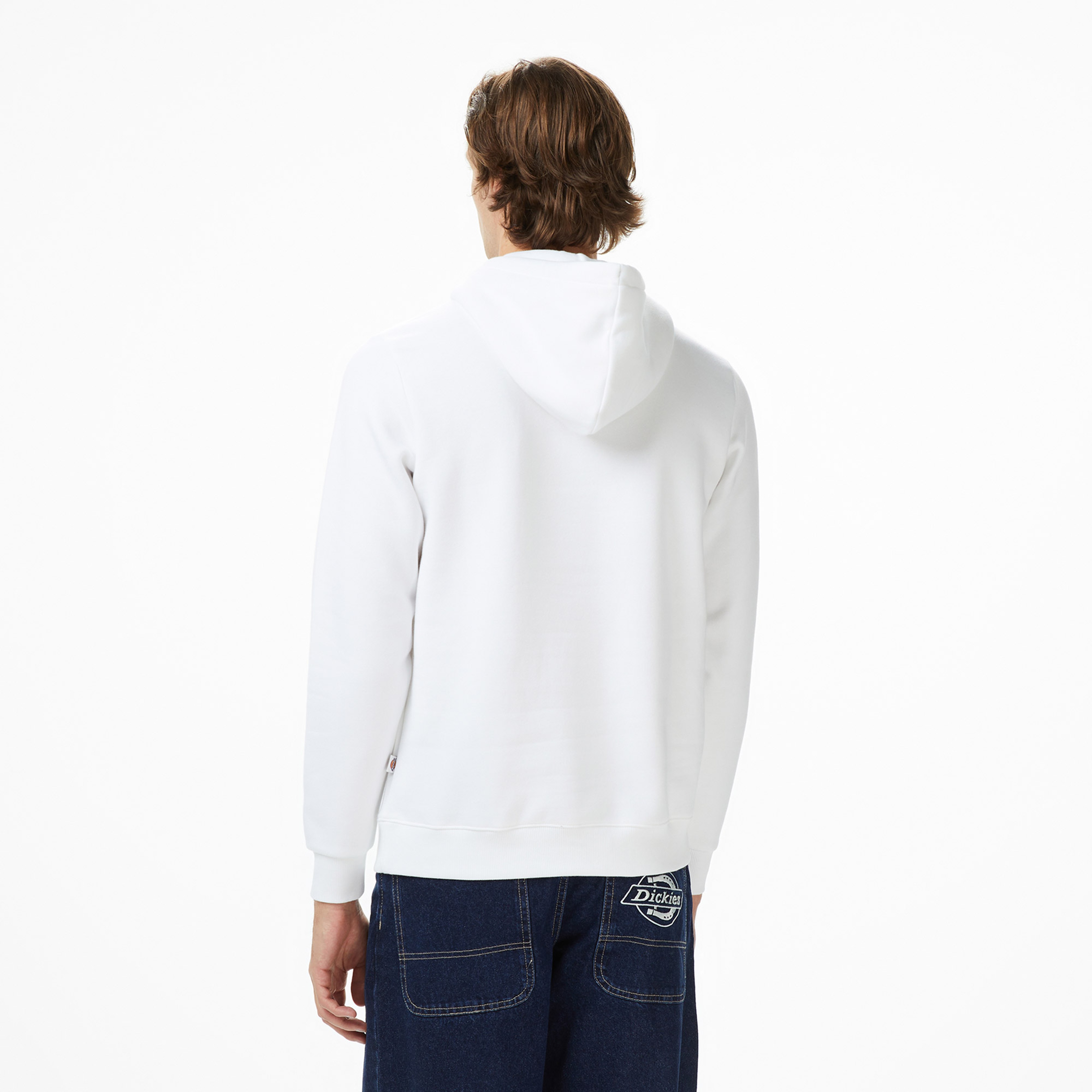 Dickies İcon Logo Erkek Beyaz Sweatshirt