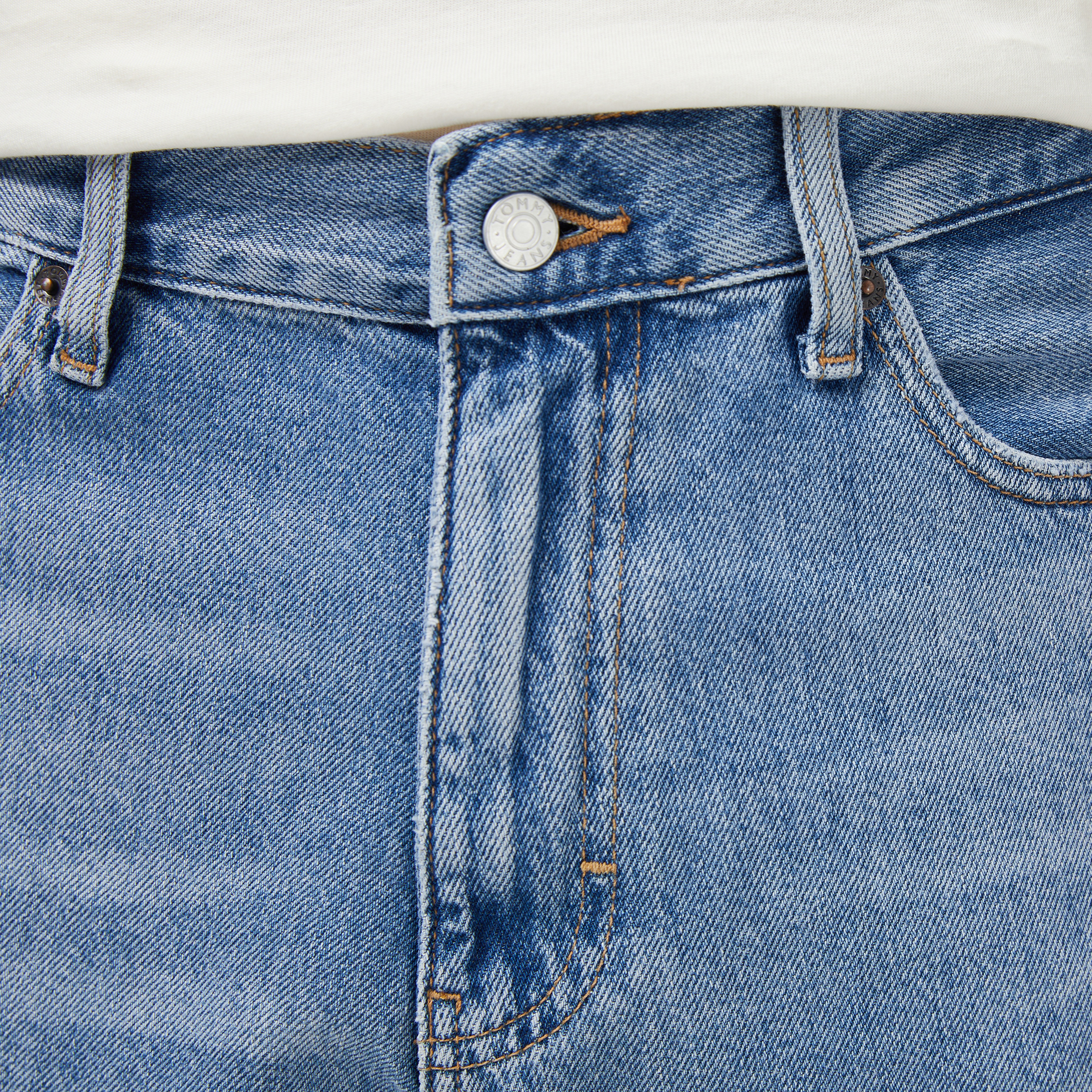 Tommy Hilfiger Isaac Relaxed Festival Erkek Mavi Jean Şort