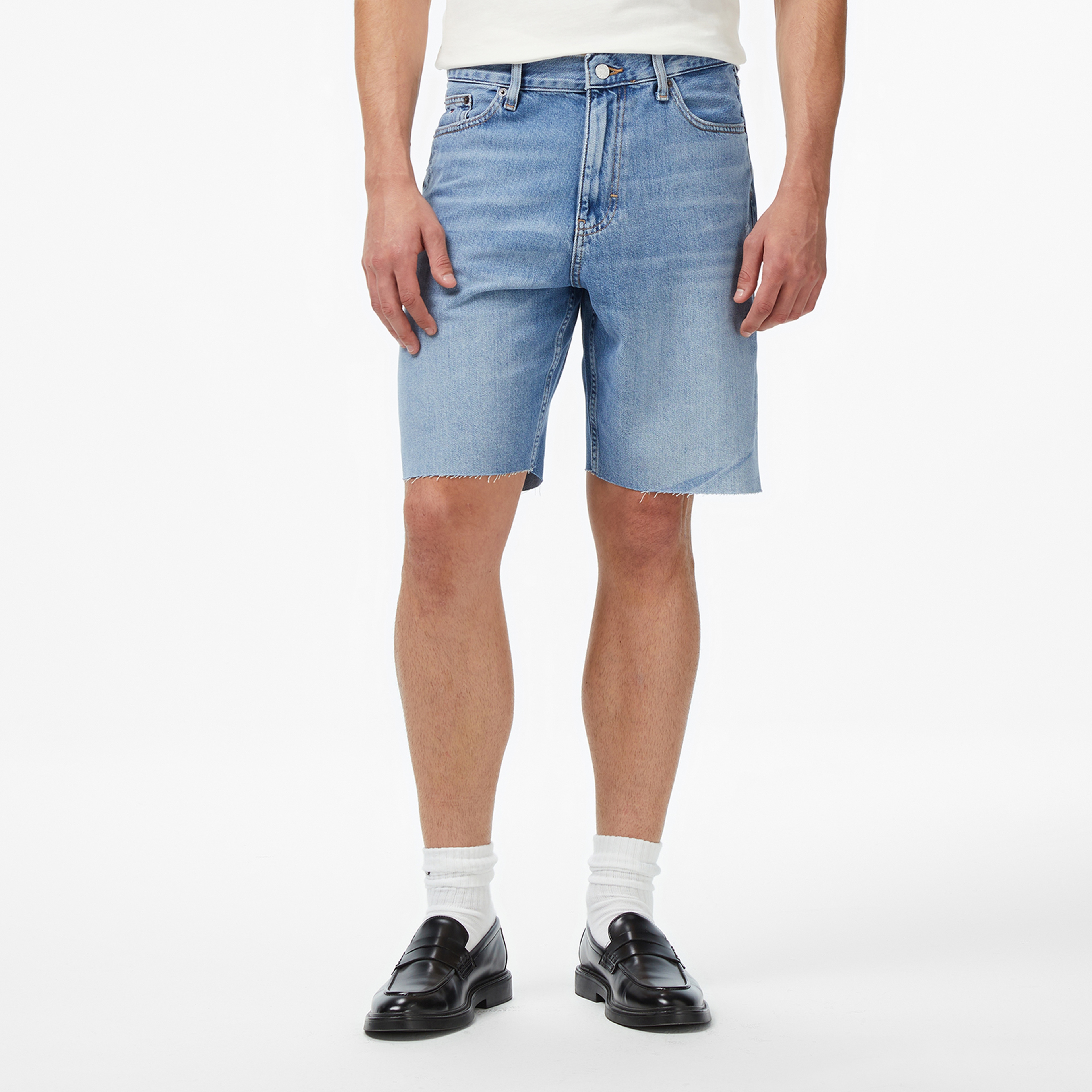 Tommy Hilfiger Isaac Relaxed Festival Erkek Mavi Jean Şort
