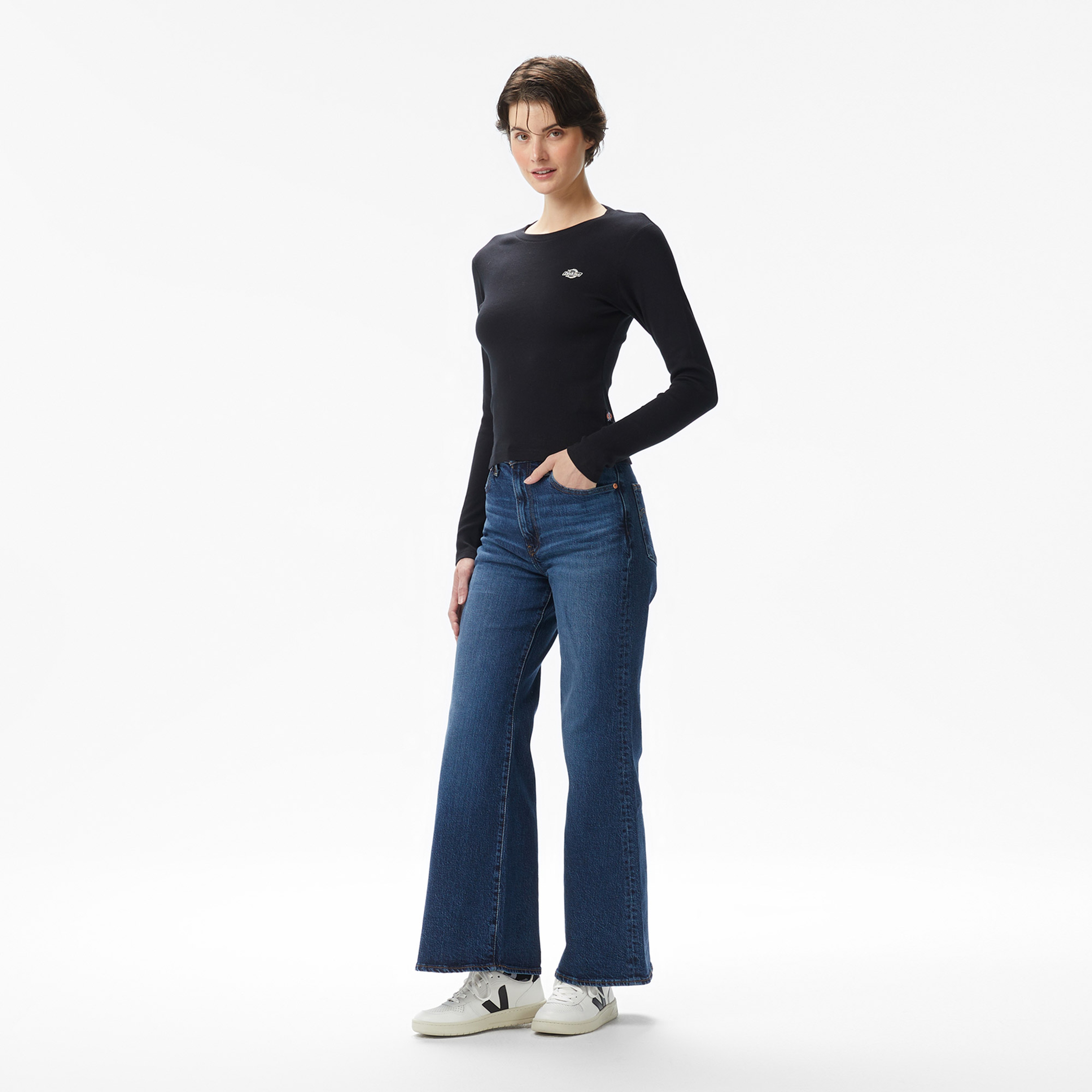 Dickies Gladeville Kadın Siyah T-Shirt