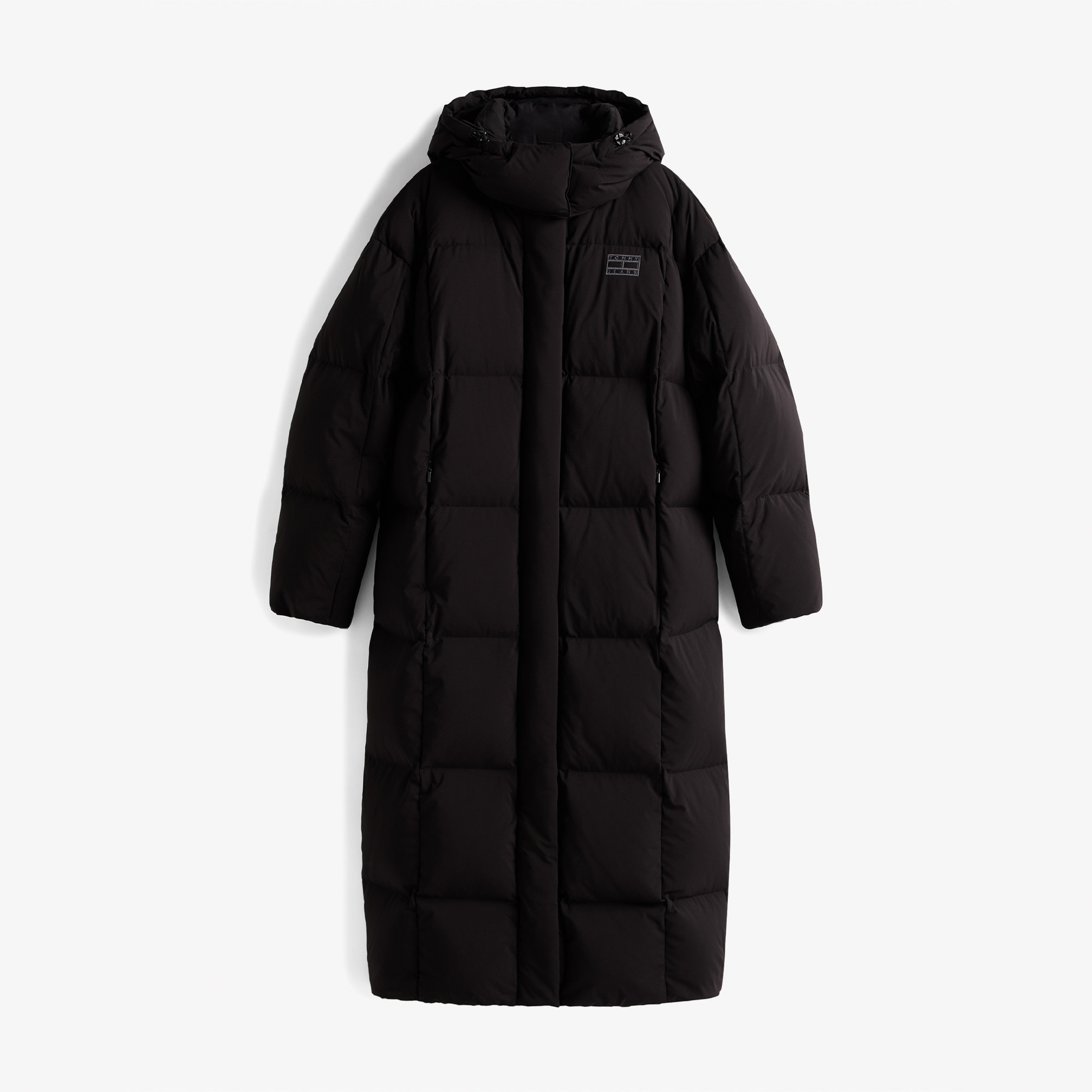 Tommy Jeans Alaska d Kadın Puffer Siyah Mont