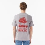 Scotch&Soda Regular Fit Front Back Erkek Gri T-Shirt