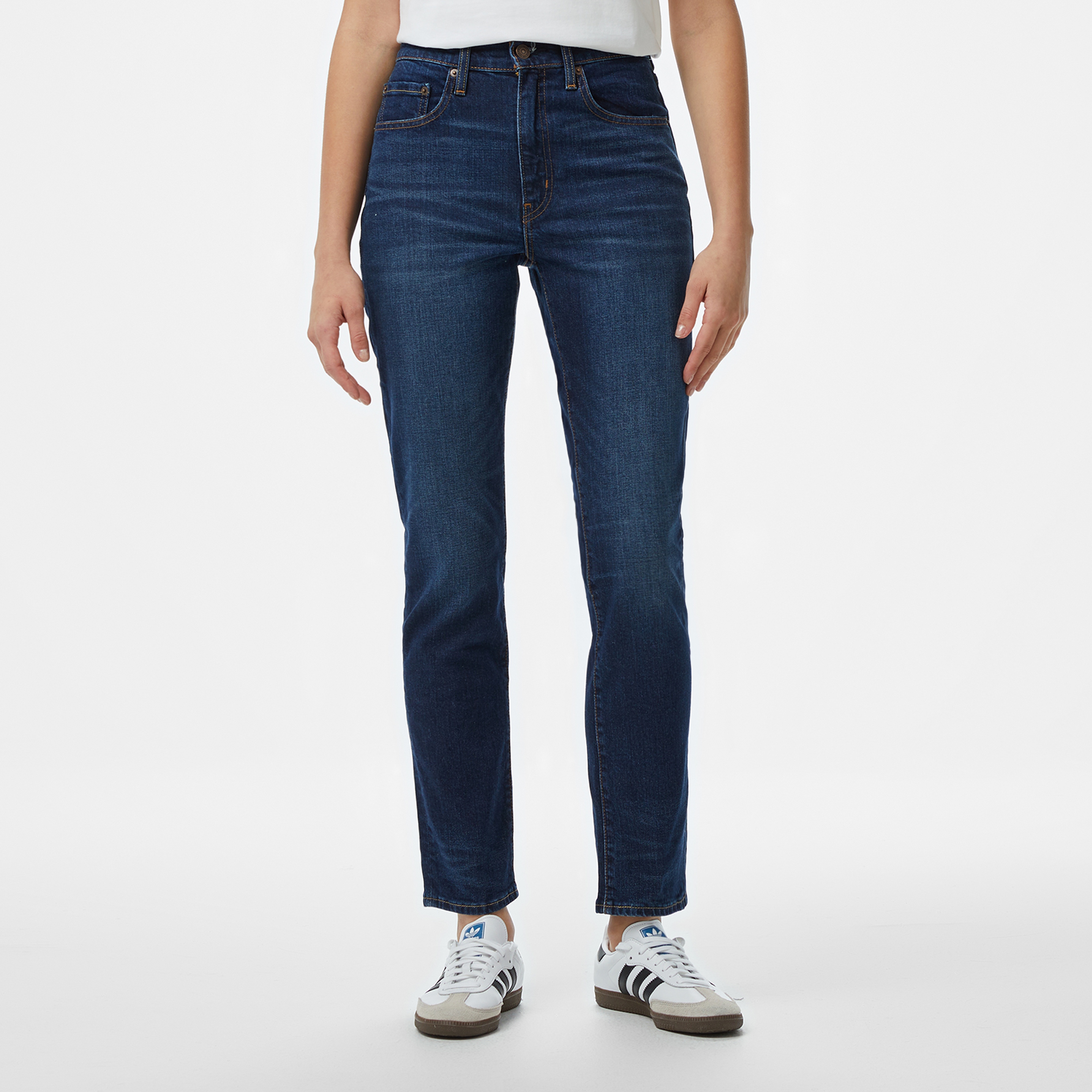 Levi's 724 High Rise Straight Kadın Lacivert Jean