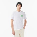 Scotch&Soda Regular Fit Front Back Erkek Beyaz T-Shirt