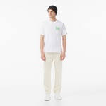 Scotch&Soda Regular Fit Front Back Erkek Beyaz T-Shirt