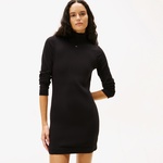 Tommy Jeans Essentials Turtleneck Kadın Siyah Elbise