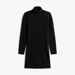 Tommy Jeans Essentials Turtleneck Kadın Siyah Elbise