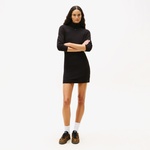 Tommy Jeans Essentials Turtleneck Kadın Siyah Elbise