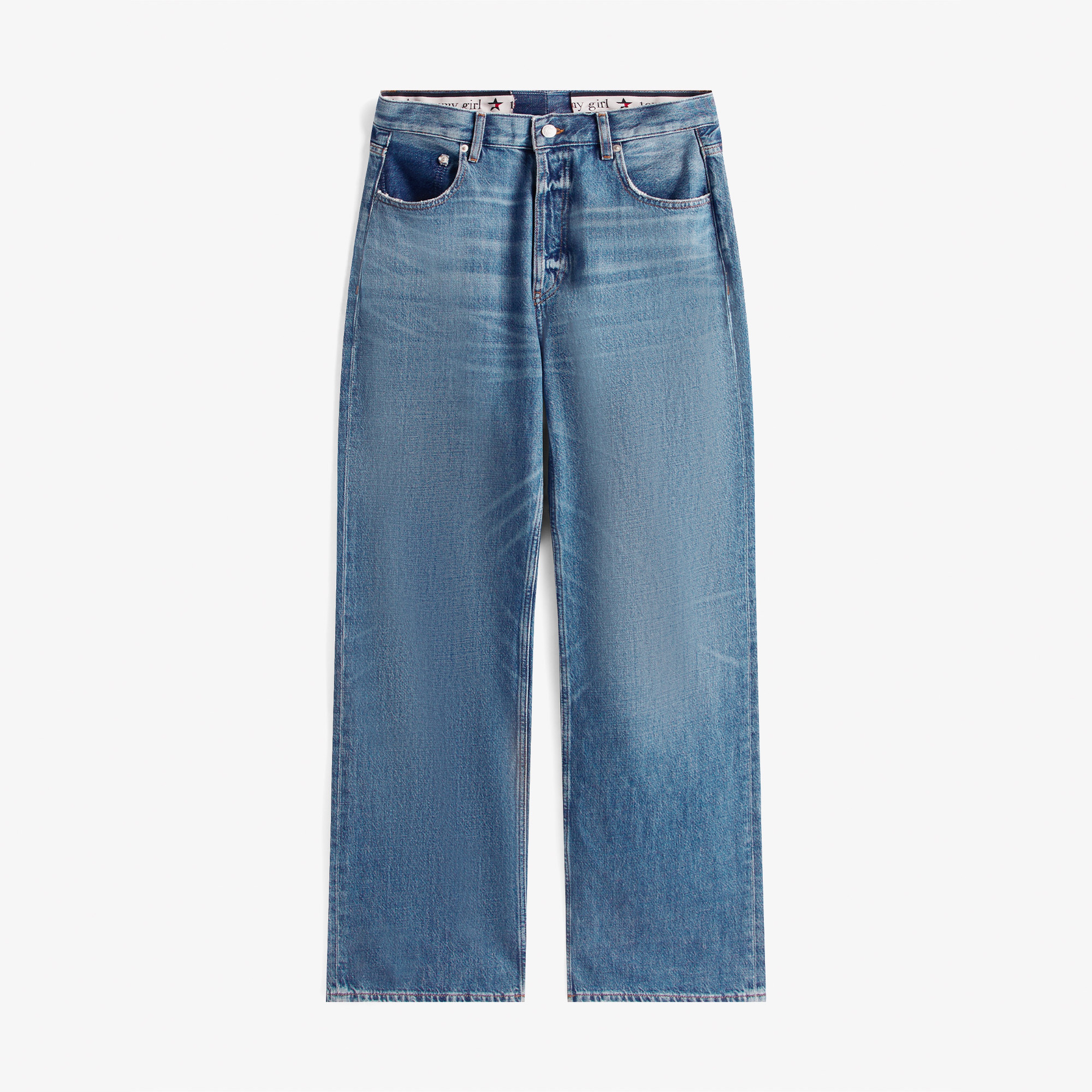 Tommy Hilfiger Relaxed Denim Çocuk Mavi Straight Jean