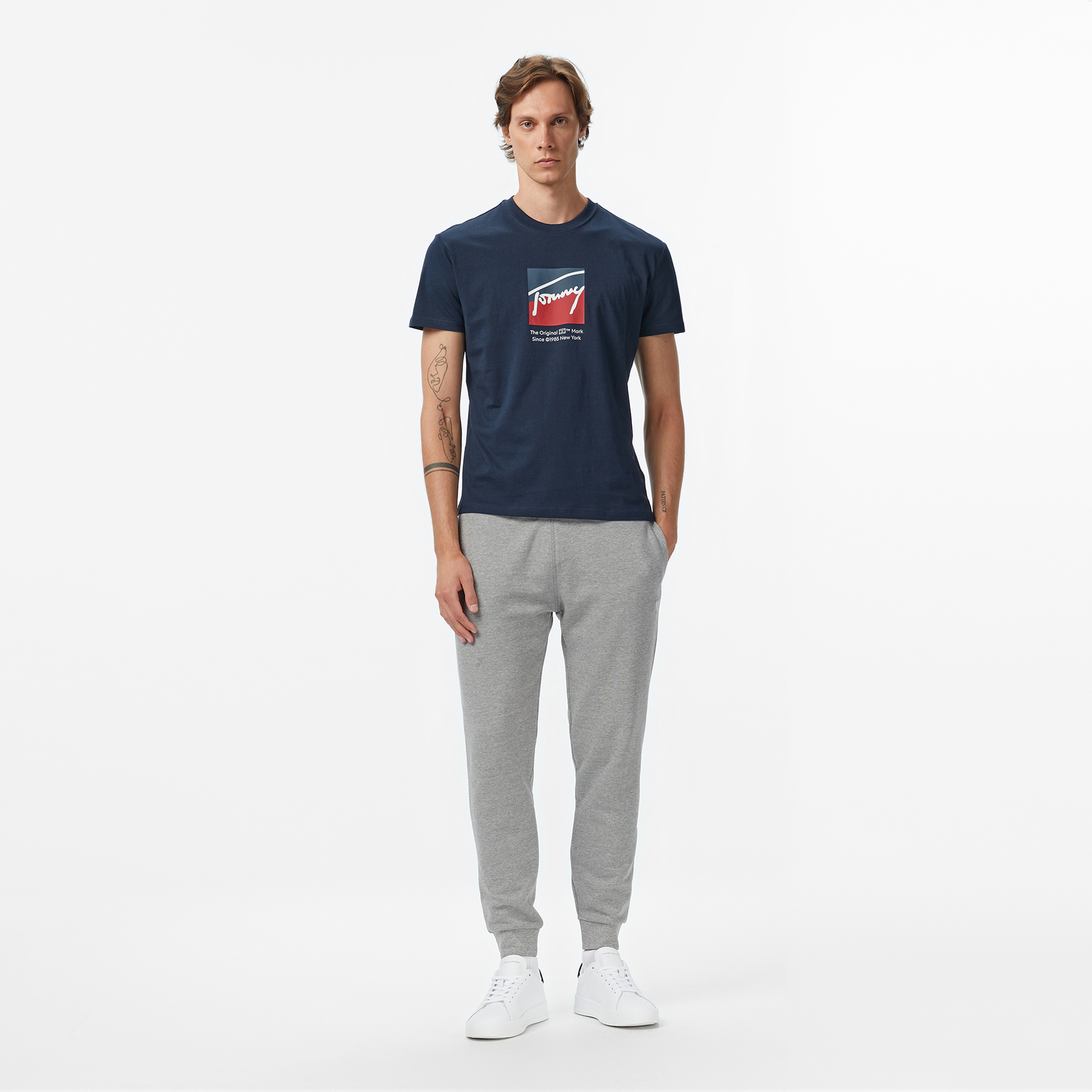 Tommy Jeans Regular Erkek Lacivert T-Shirt
