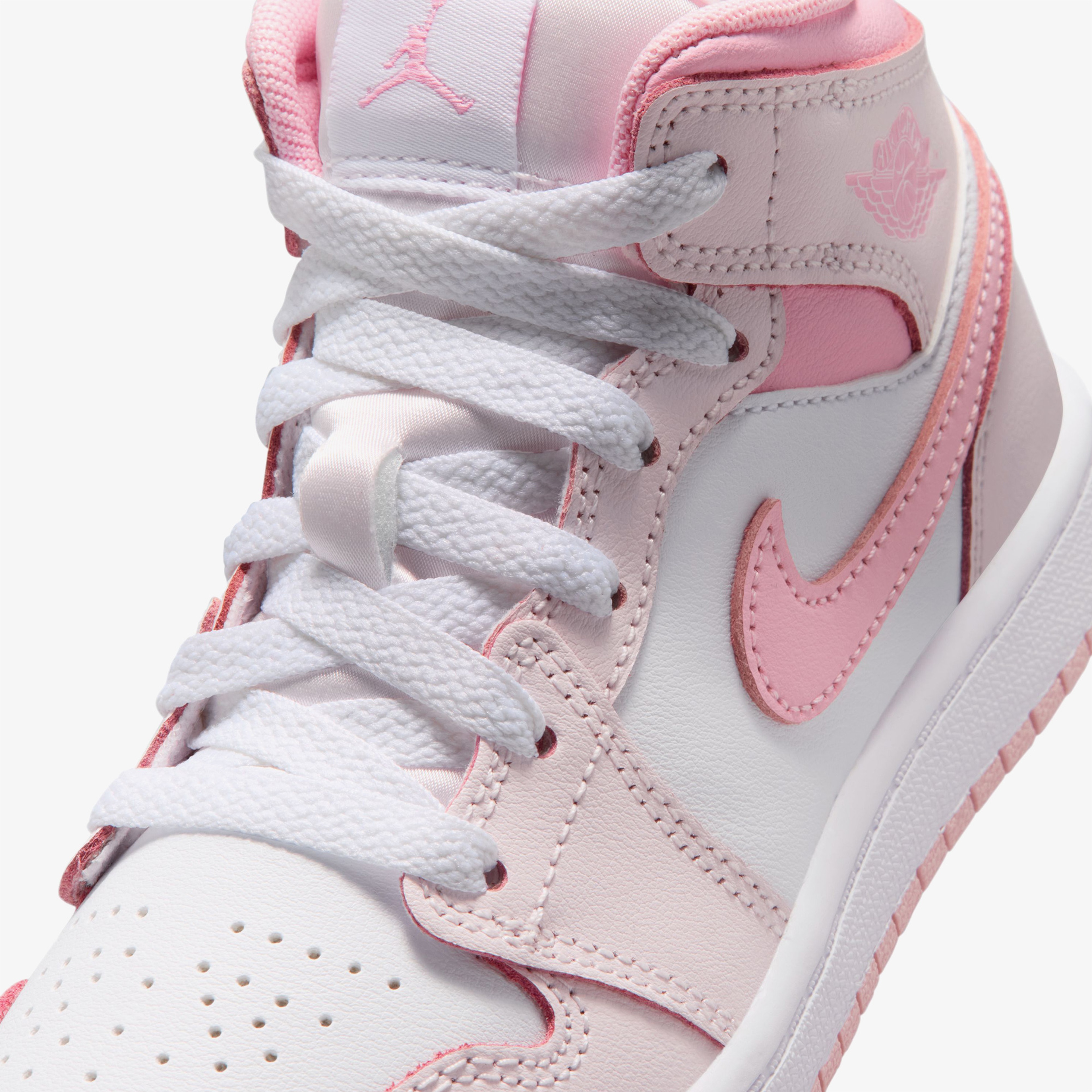 Jordan 1 Mid Çocuk Pembe Spor Ayakkabı