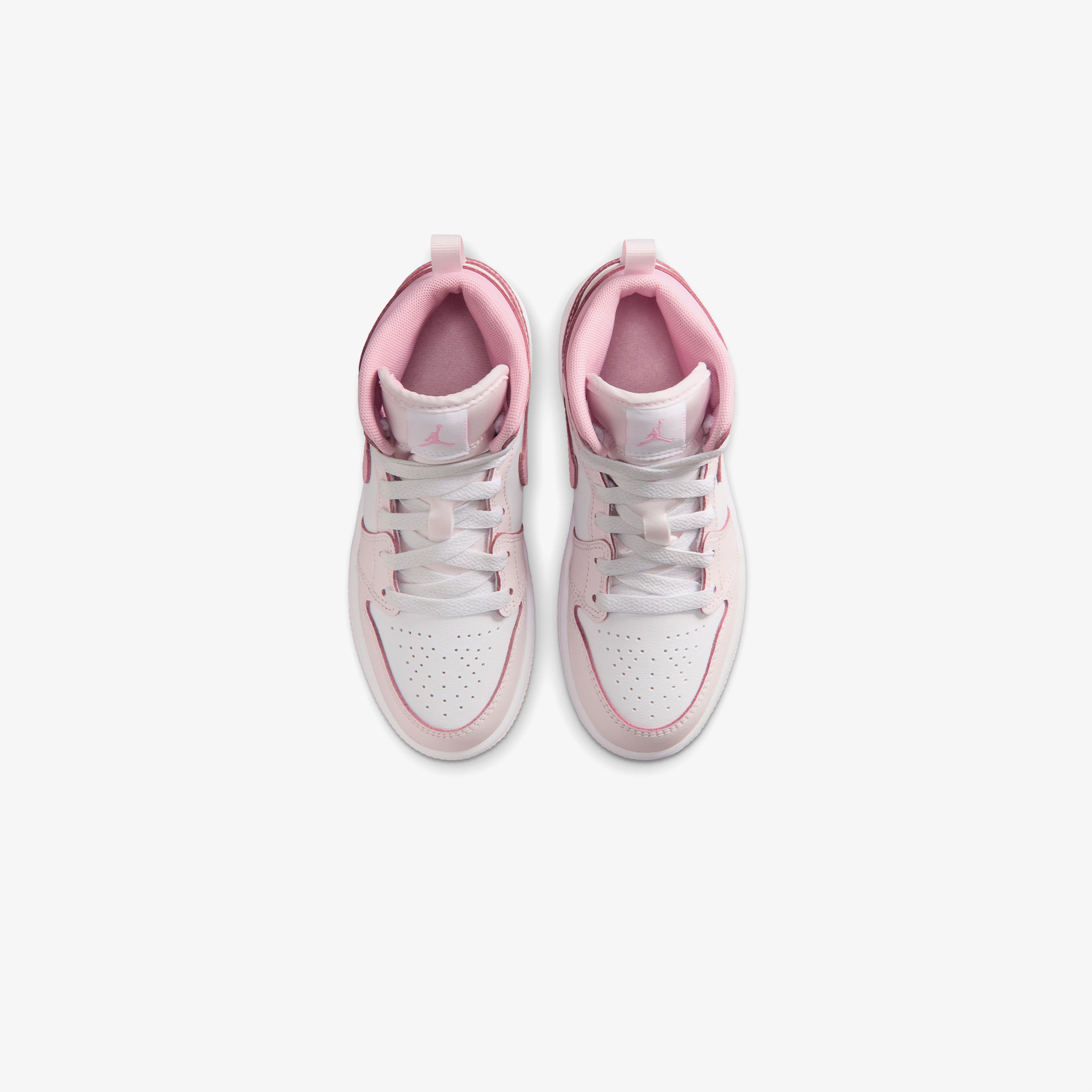 Jordan 1 Mid Çocuk Pembe Spor Ayakkabı
