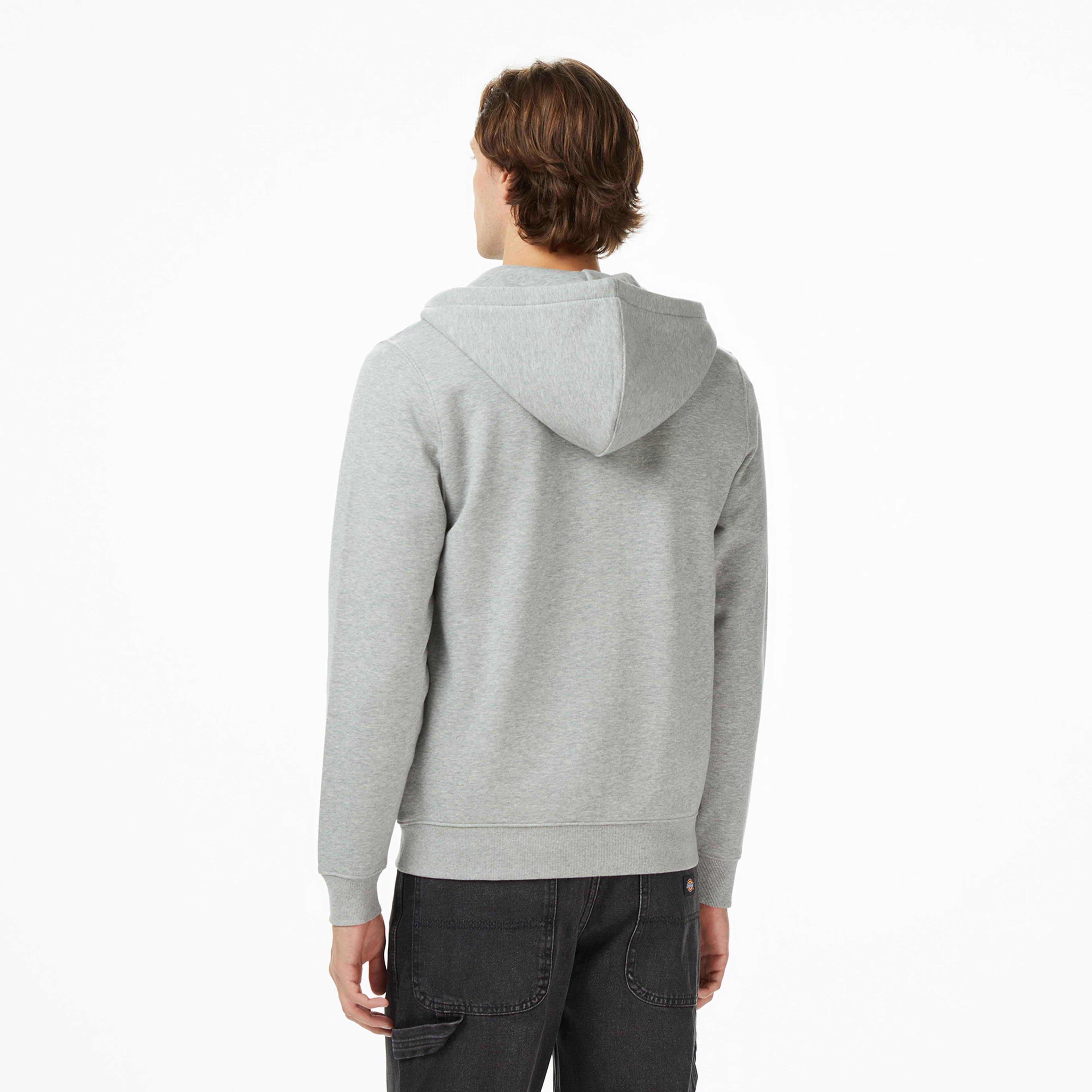 Dickies Oakport Zip Erkek Gri Sweatshirt