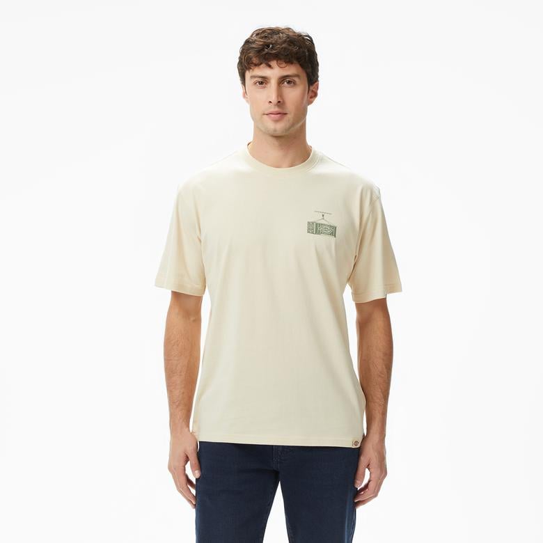 Dickies Apison Erkek Bej T-Shirt