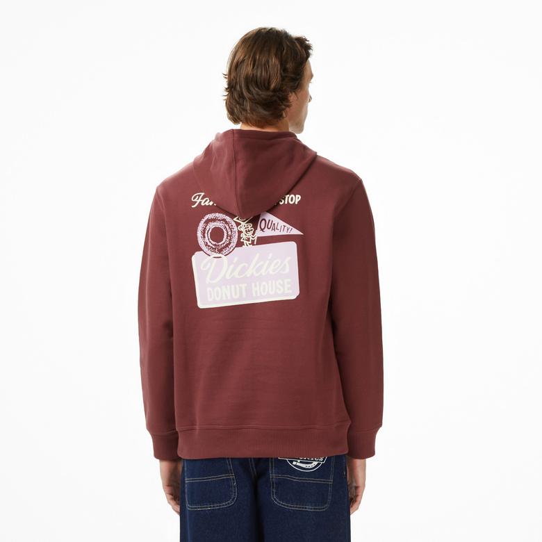 Dickies Donut House Erkek Kahverengi Sweatshirt