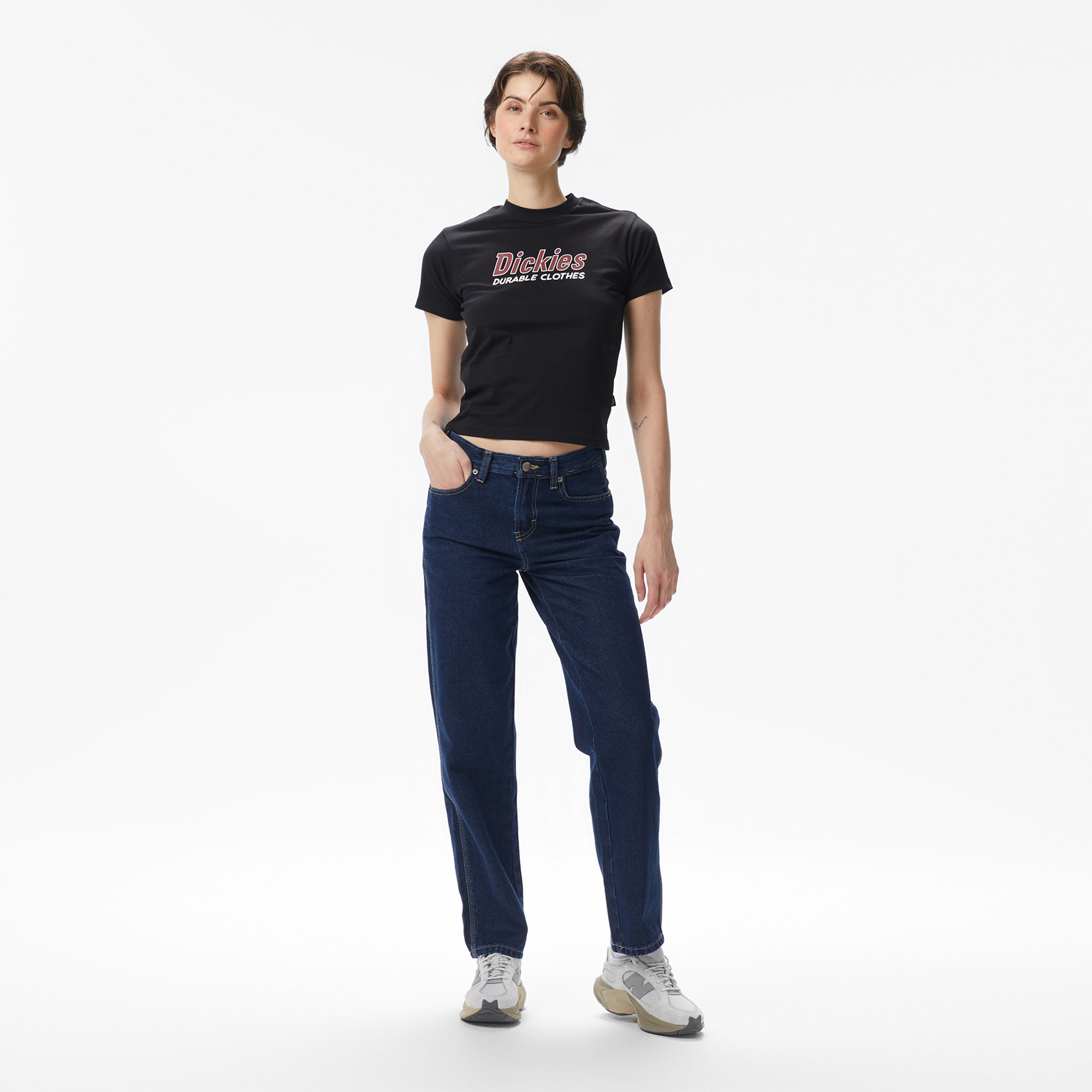 Dickies Williston Kadın Siyah T-Shirt