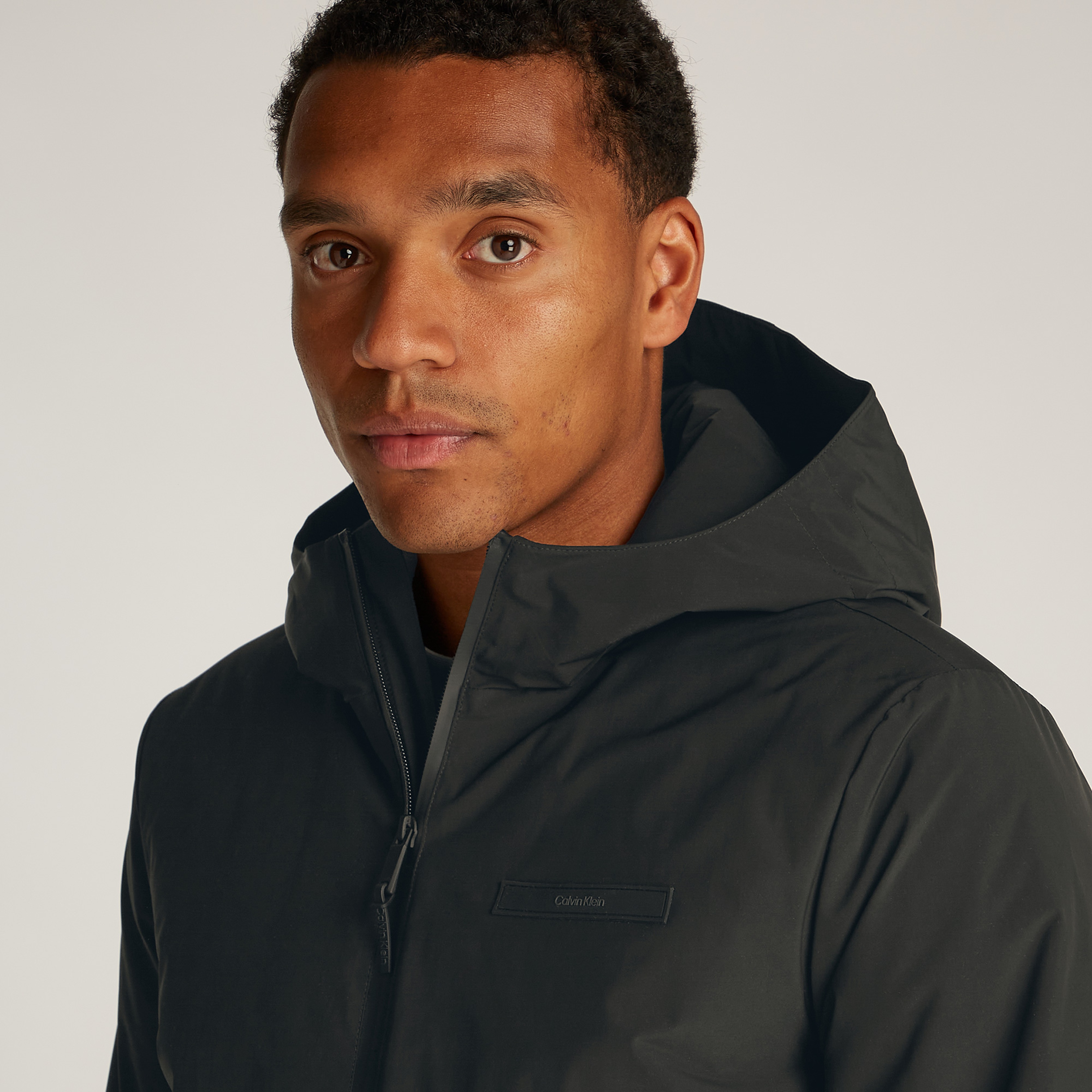 Calvin Klein Erkek Siyah Mont