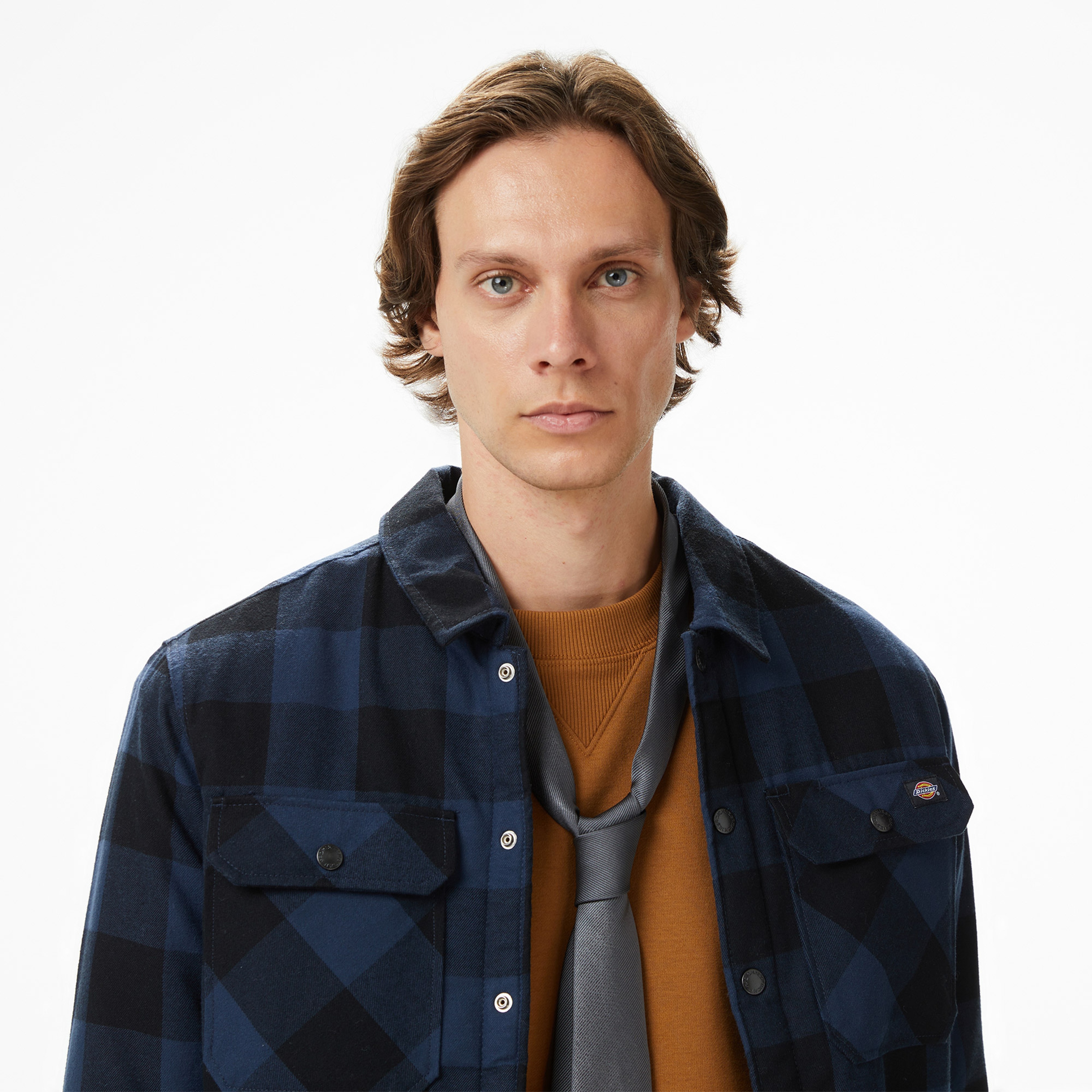 Dickies Lined Sacramento Erkek Lacivert Gömlek