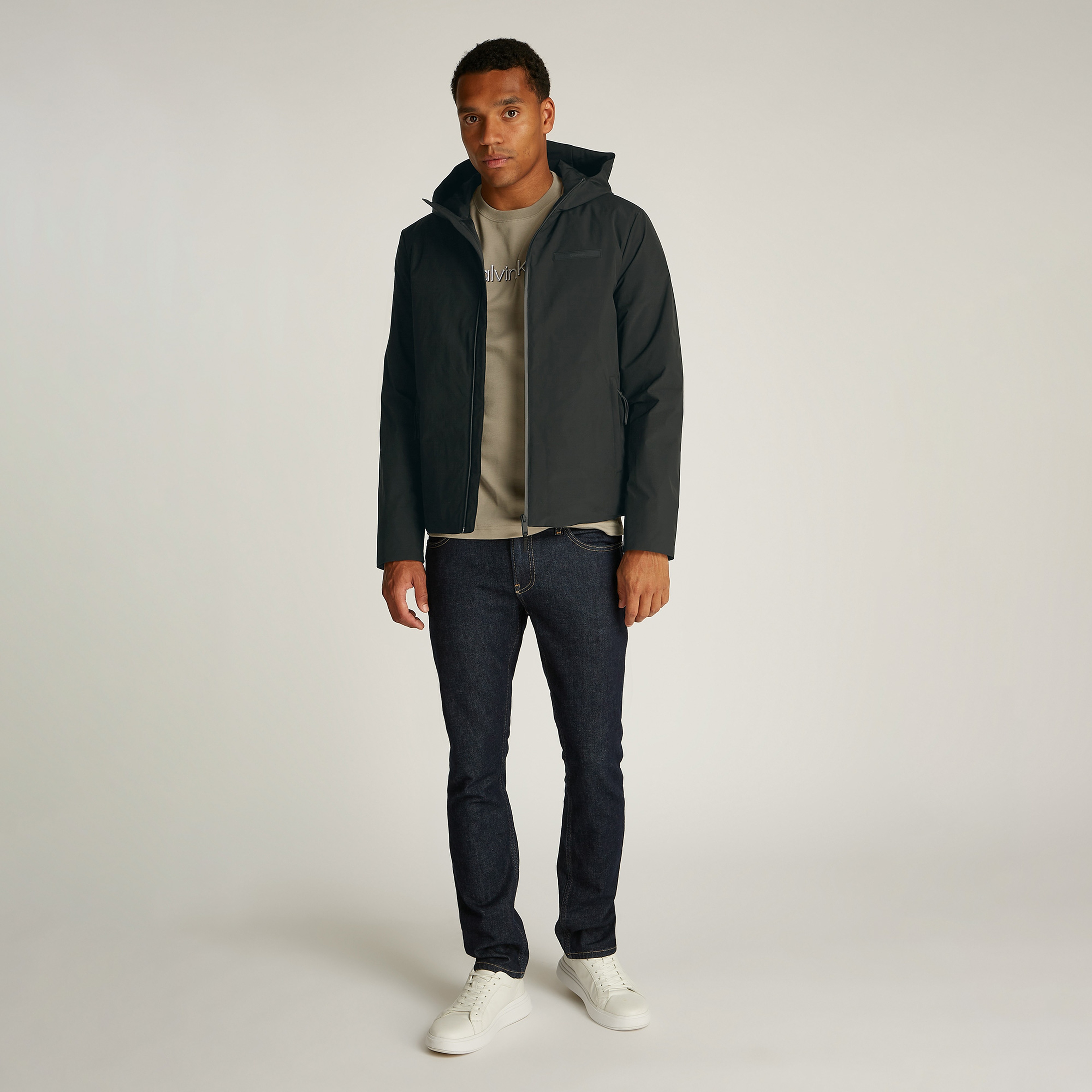 Calvin Klein Erkek Siyah Mont