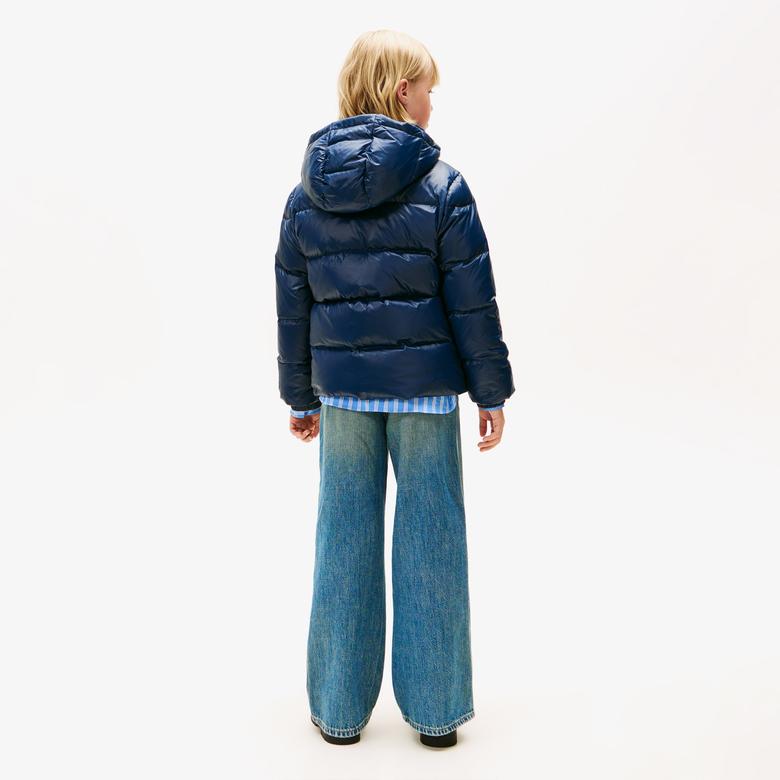 Tommy Hilfiger Essential Down Çocuk Puffer Lacivert Mont