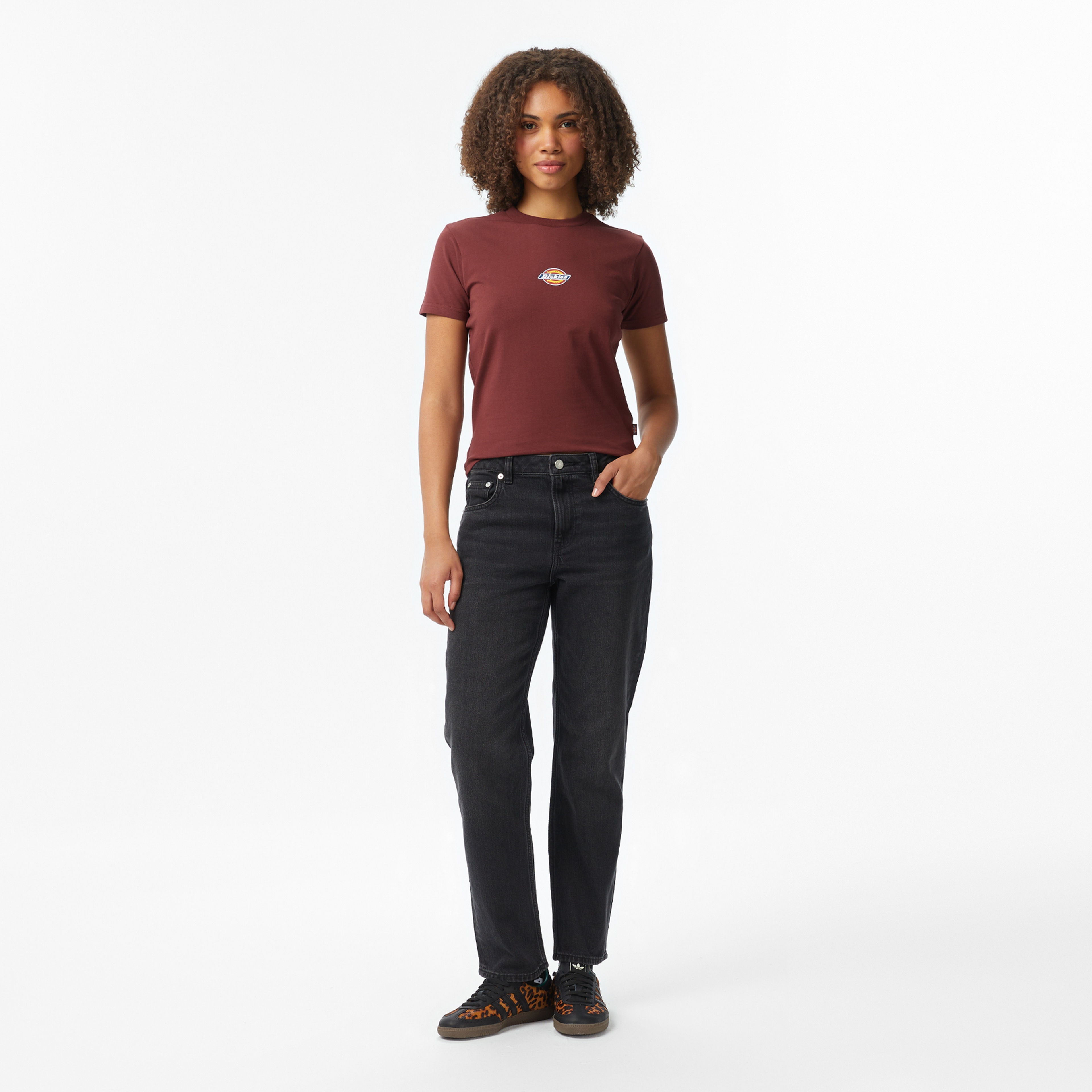 Dickies Maple Valley Kadın Kahverengi T-Shirt