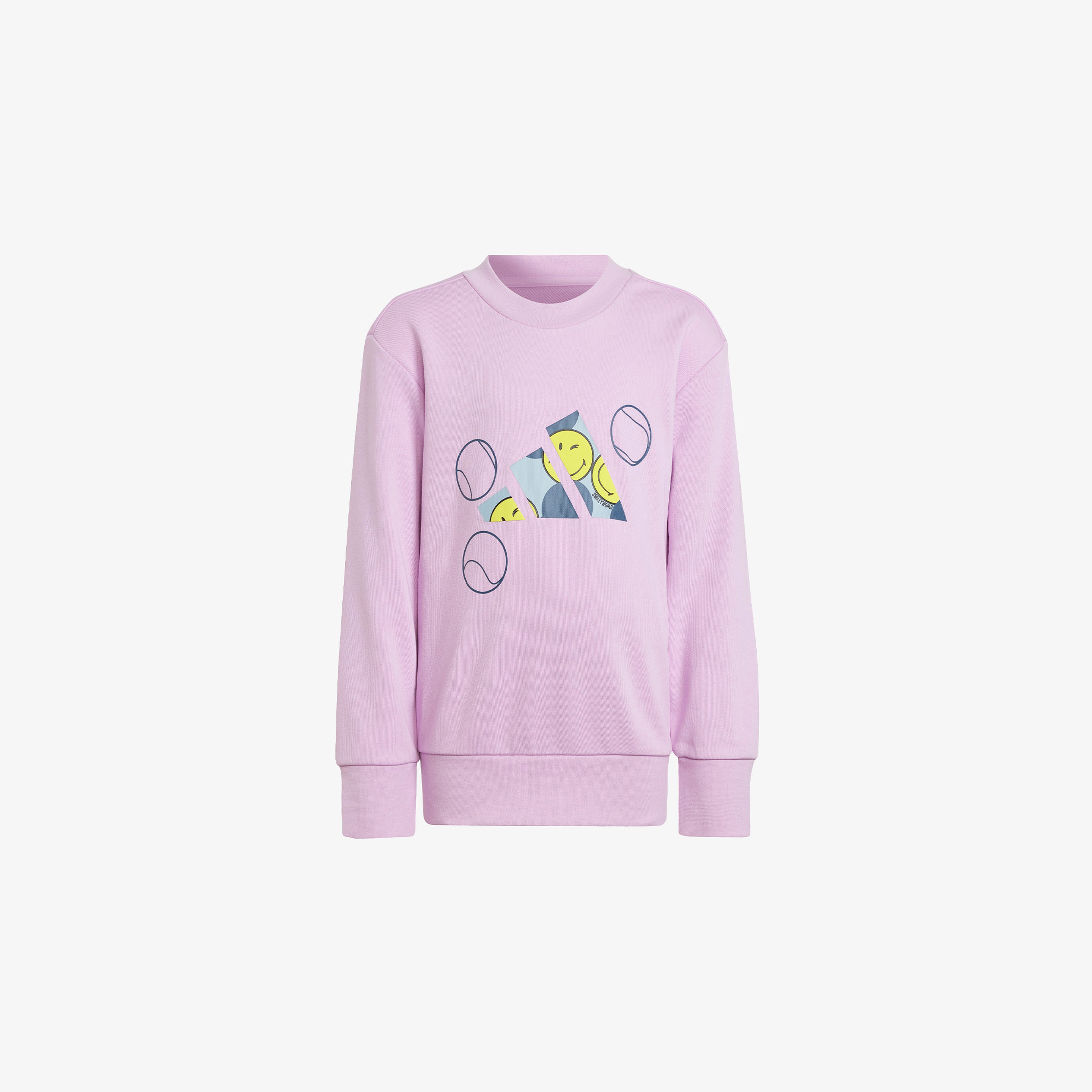 adidas x Smileyworld Çocuk Mor Eşofman Takımı