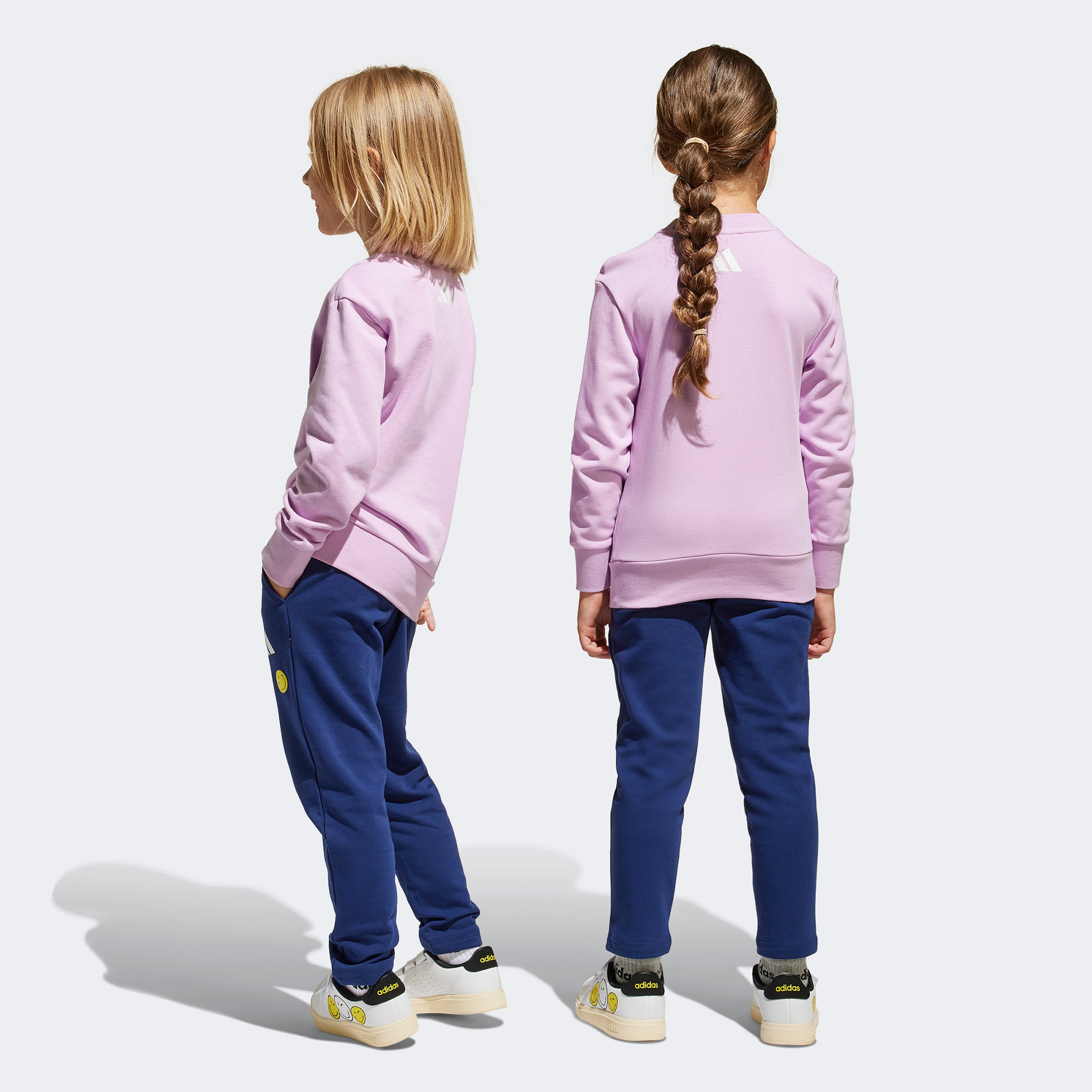 adidas x Smileyworld Çocuk Mor Eşofman Takımı