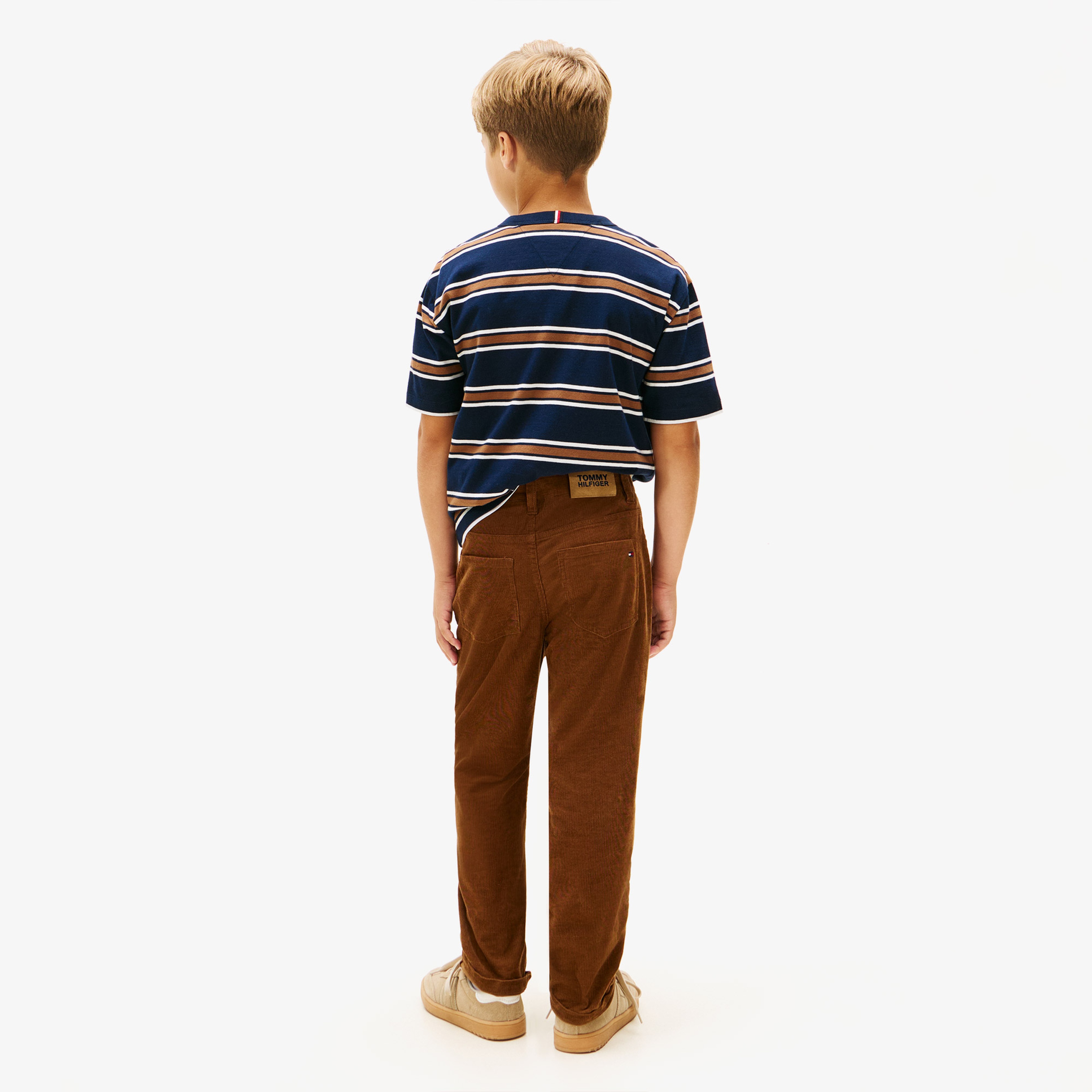 Tommy Hilfiger Corduroy Skater Çocuk 5 Cepli Kahverengi Pantolon