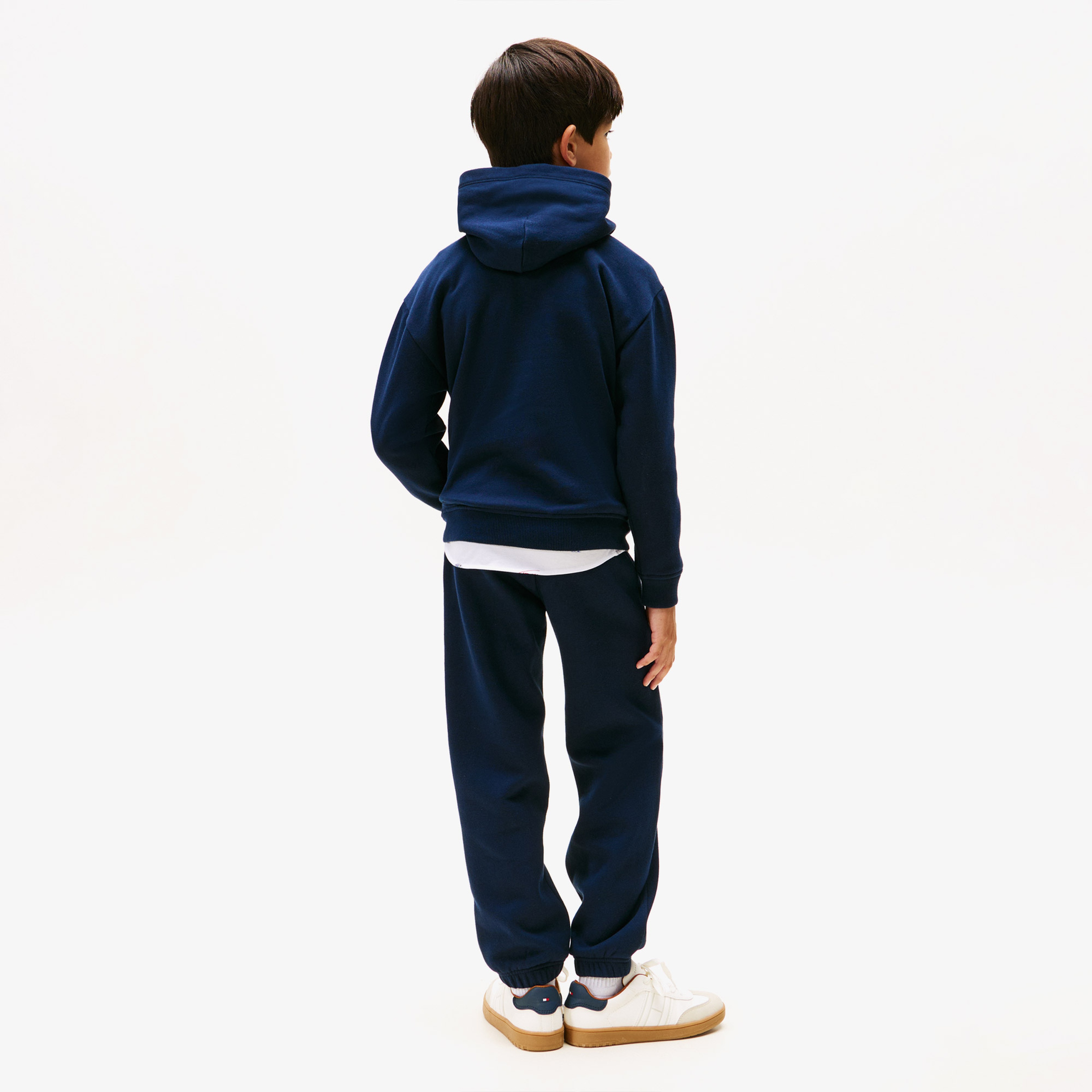 Tommy Hilfiger Flag Çocuk Lacivert Hoodie