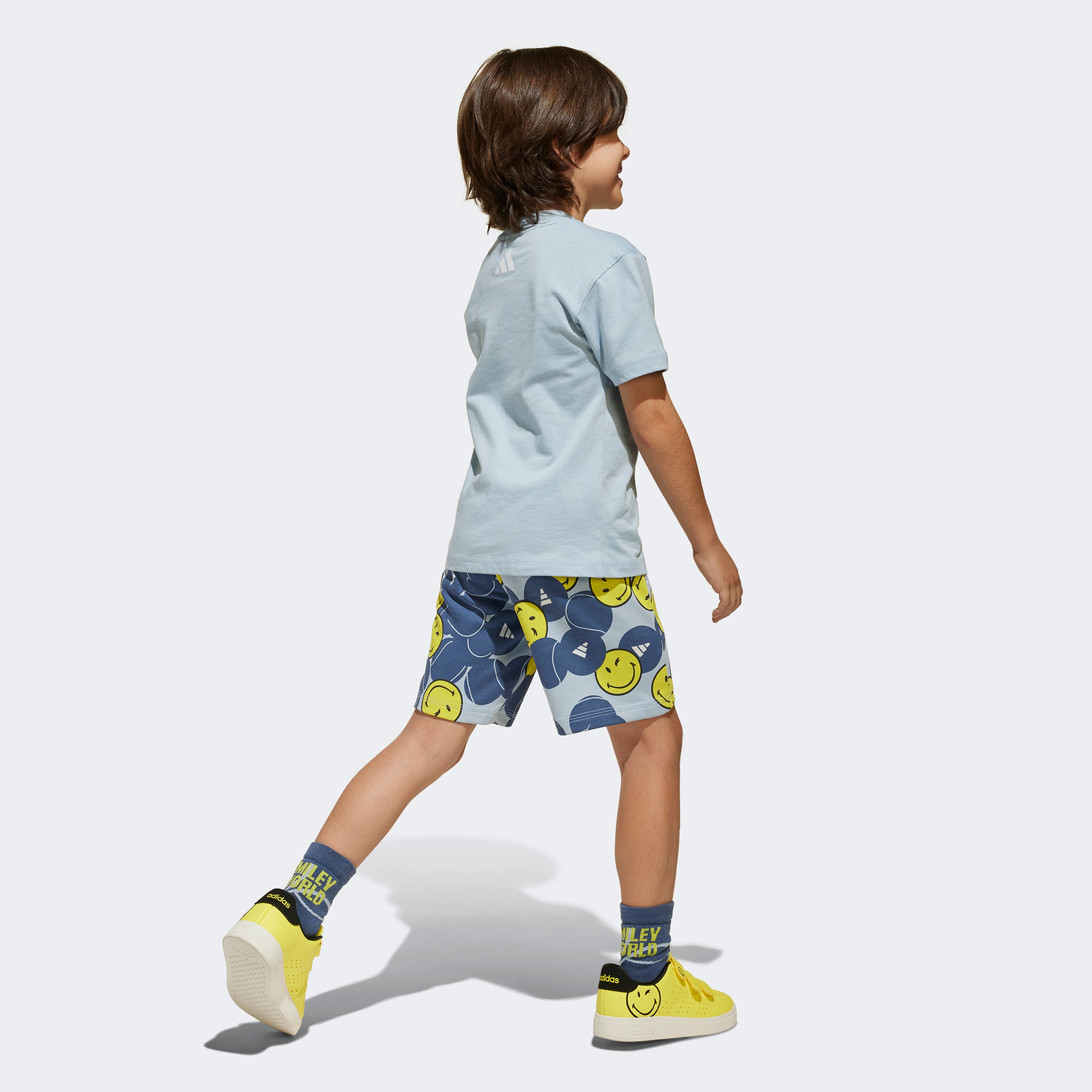 adidas x Smileyworld Çocuk Mavi Eşofman Takımı