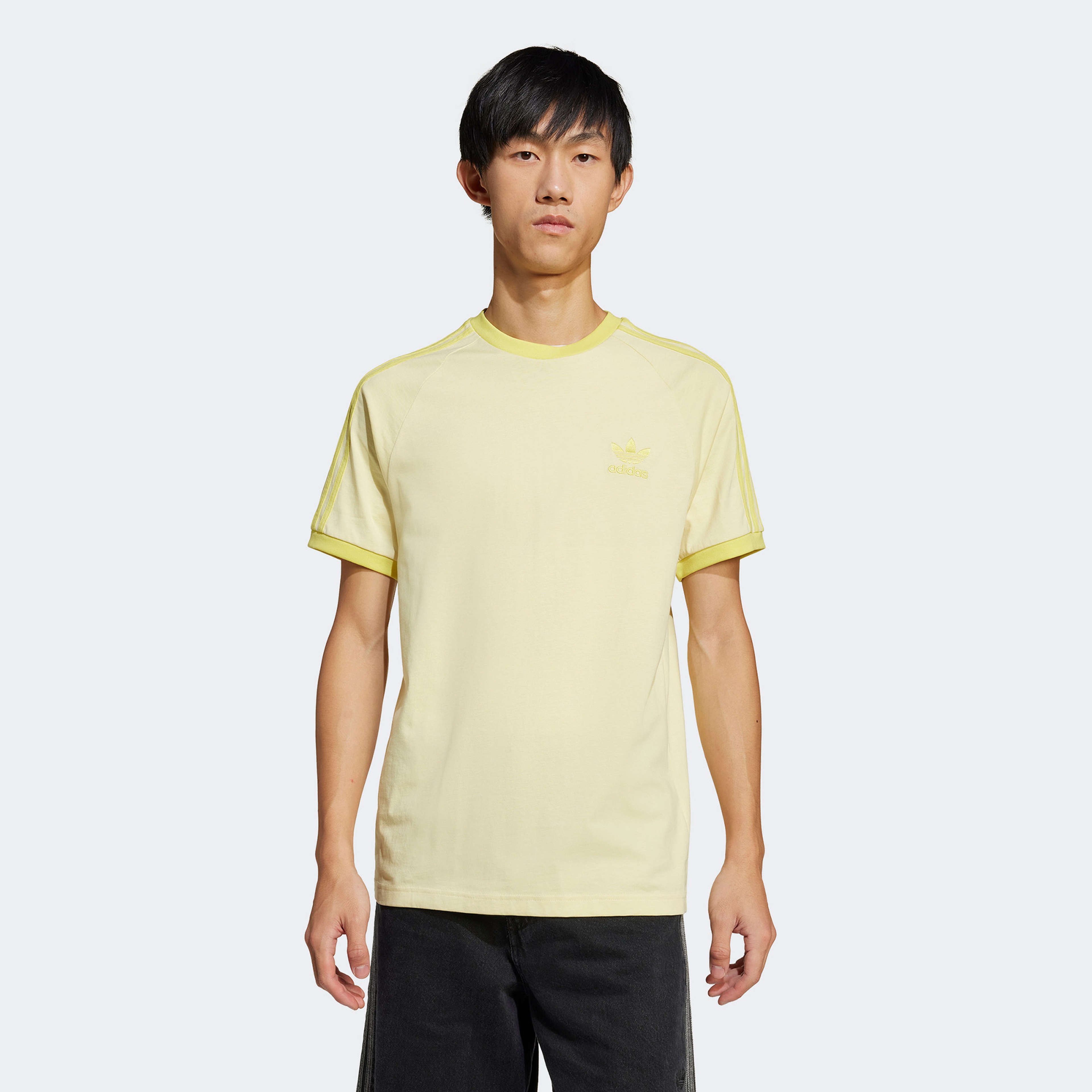 adidas Classics 3-Stripes Erkek Sarı T-Shirt